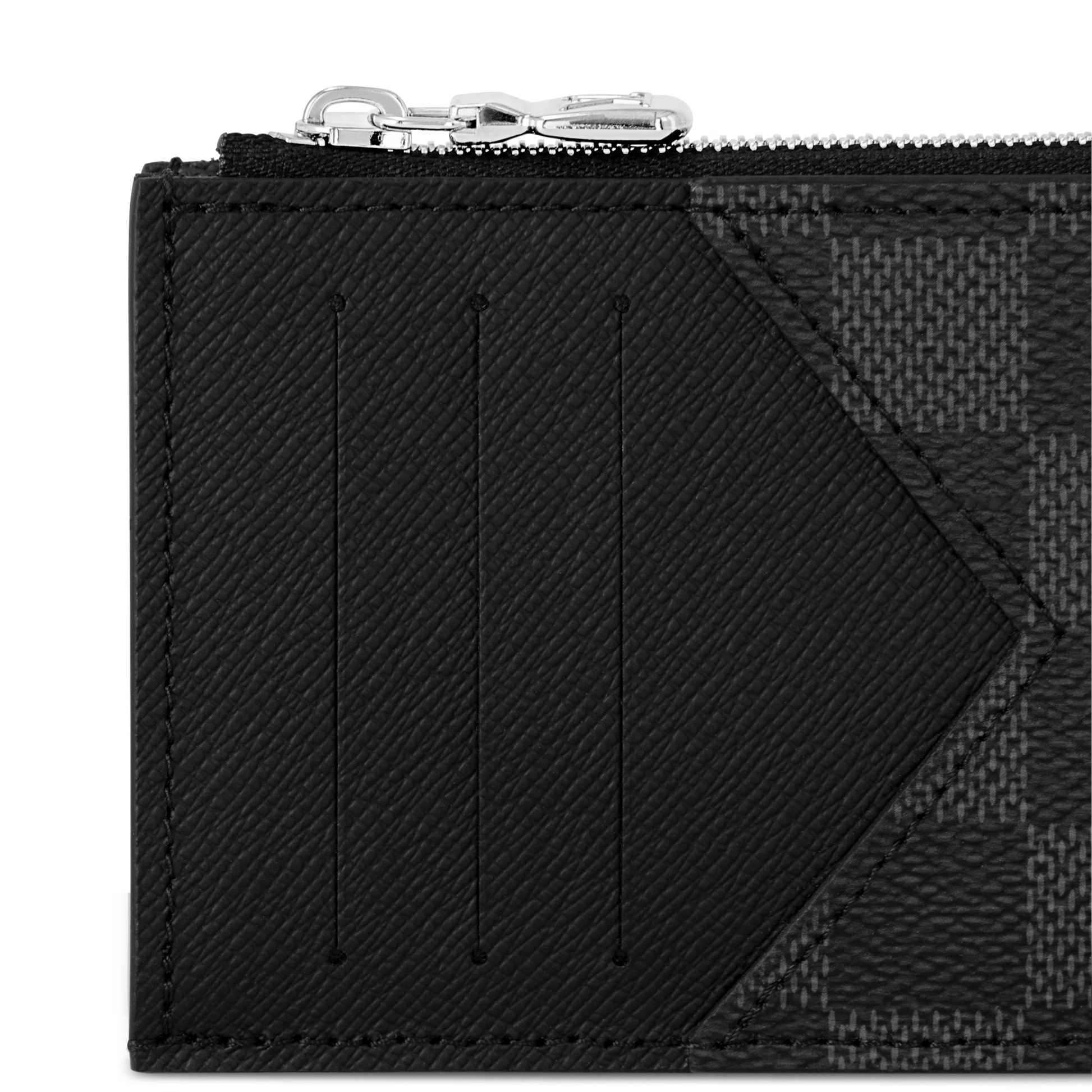 Louis Vuitton Damier Graphite Canvas Coin Card Holder - Black