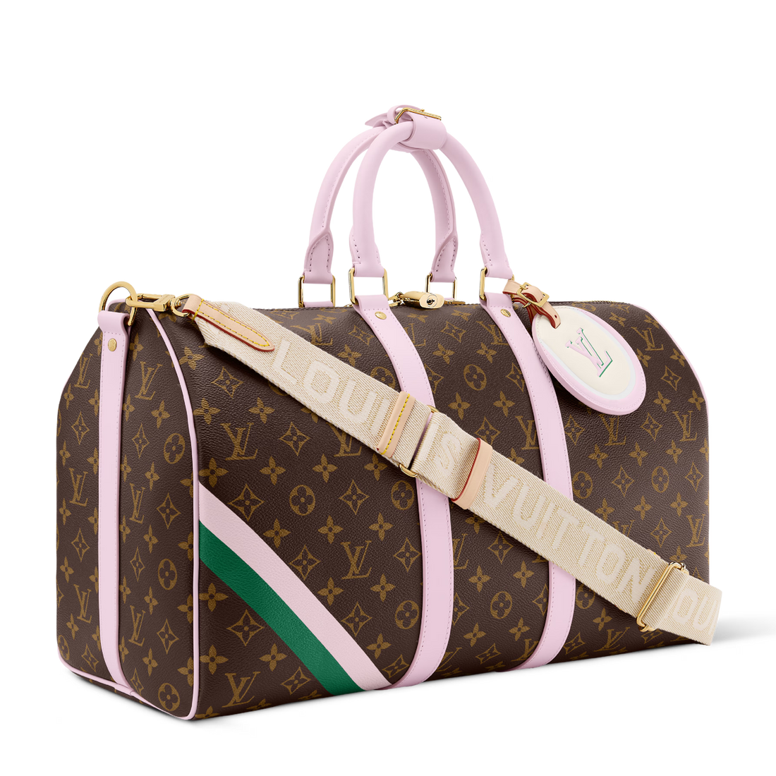 Louis Vuitton Monogram Canvas Keepall Bandoulière 45 Duffle Bag – Brown