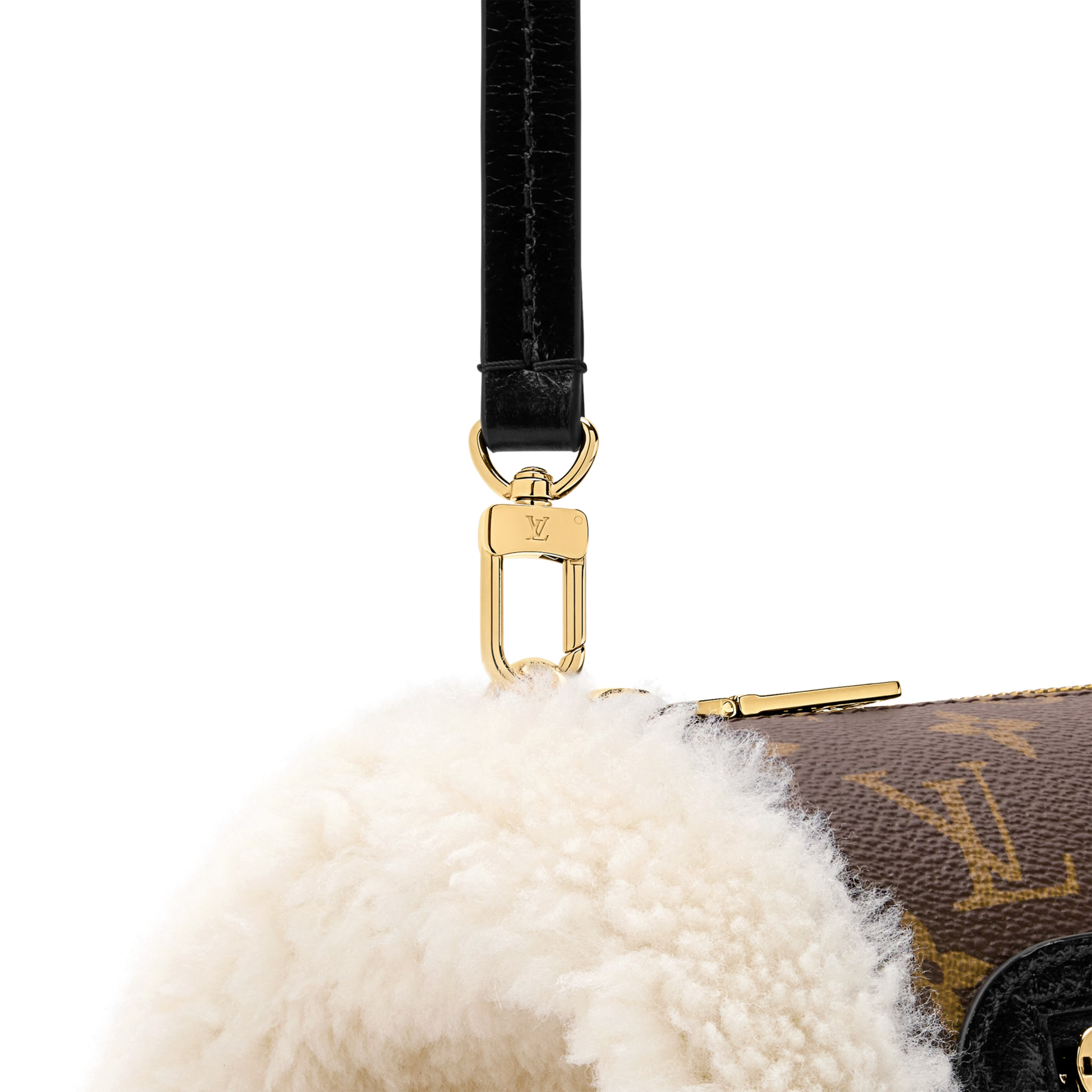 Louis Vuitton Monogram Shadow Teddy Mitt Bag – Brown
