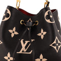 Louis Vuitton Monogram Empreinte Giant Néonoé MM Bucket Bag - Black