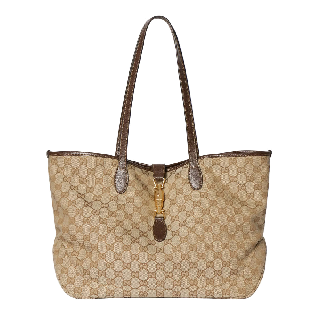 Gucci Jackie Medium Tote Bag – Sand Brown
