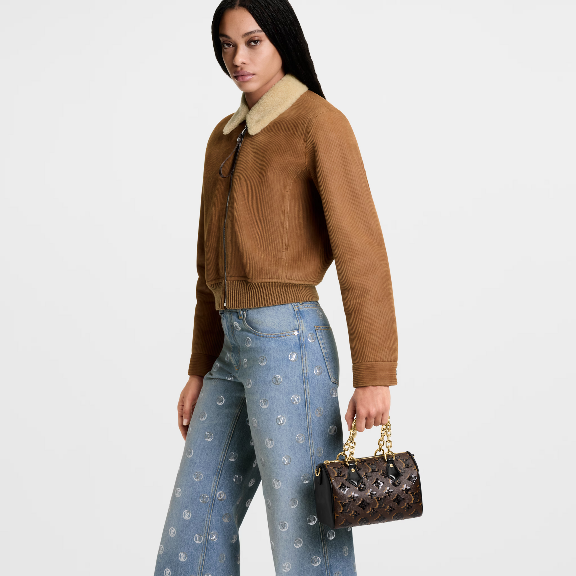 Louis Vuitton Monogram Coated Canvas Speedy Bandoulière 20 Handbag – Brown