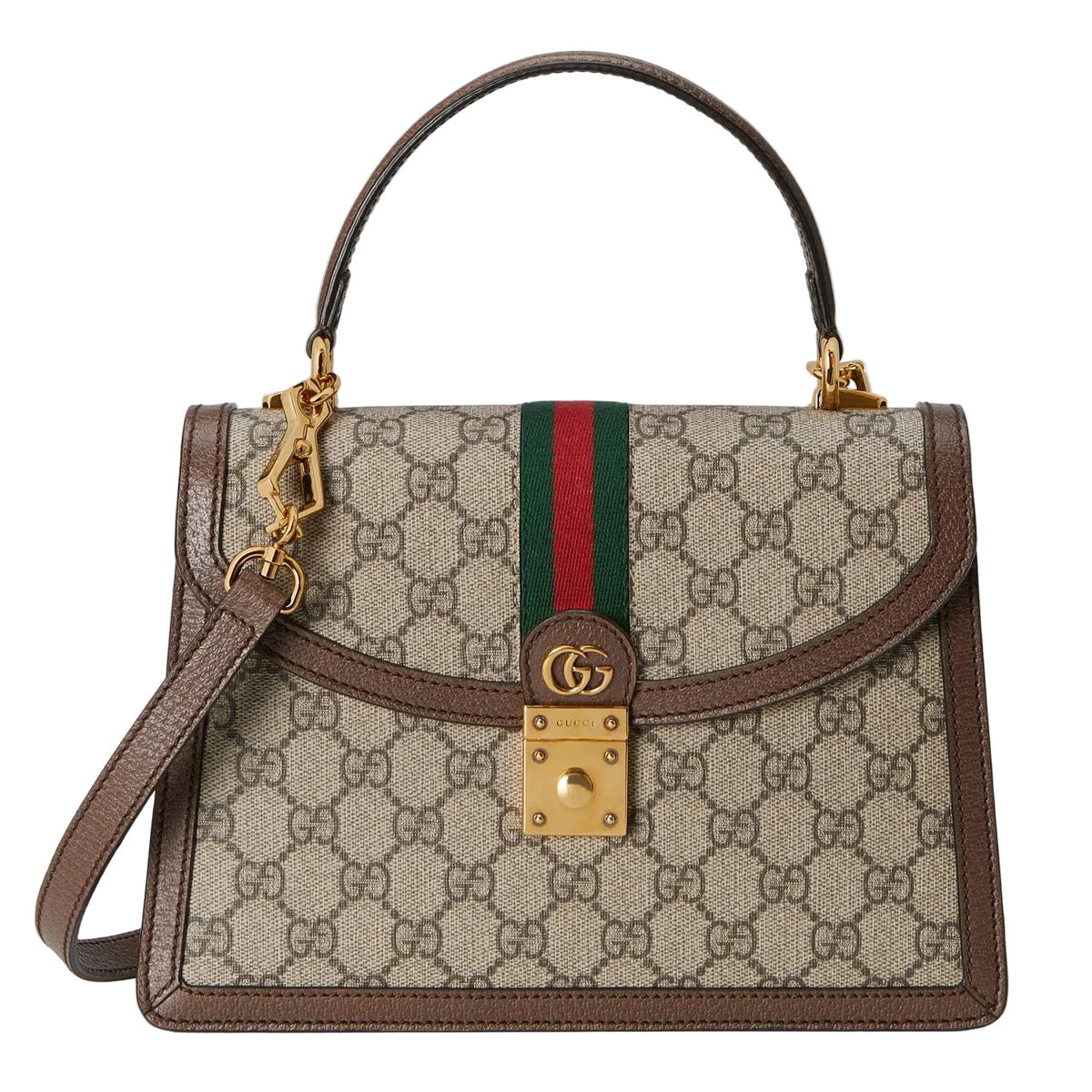 Gucci Ophidia Small Shoulder Chain Bag - Beige
