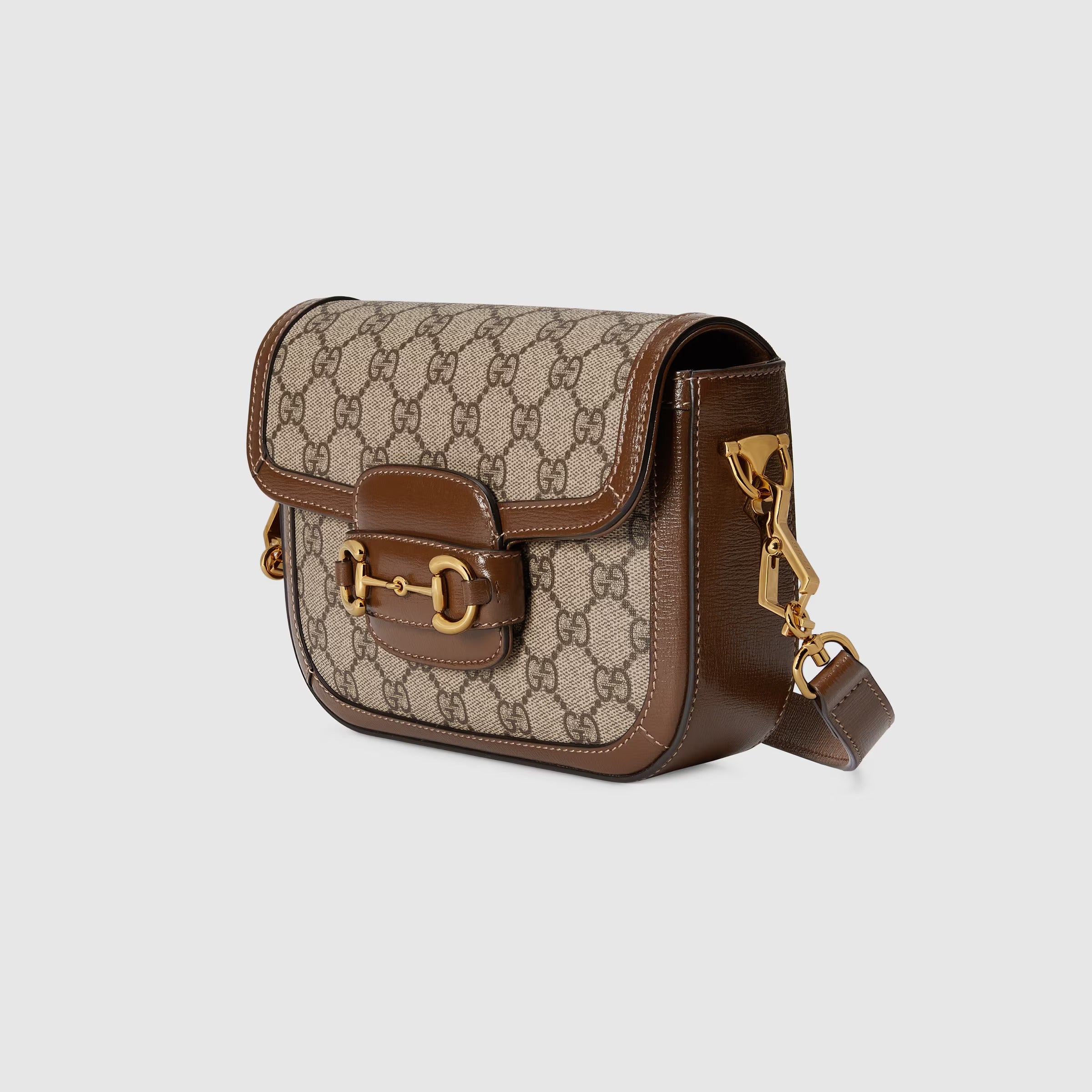 Gucci Horsebit 1955 Medium Shoulder Bag - Beige