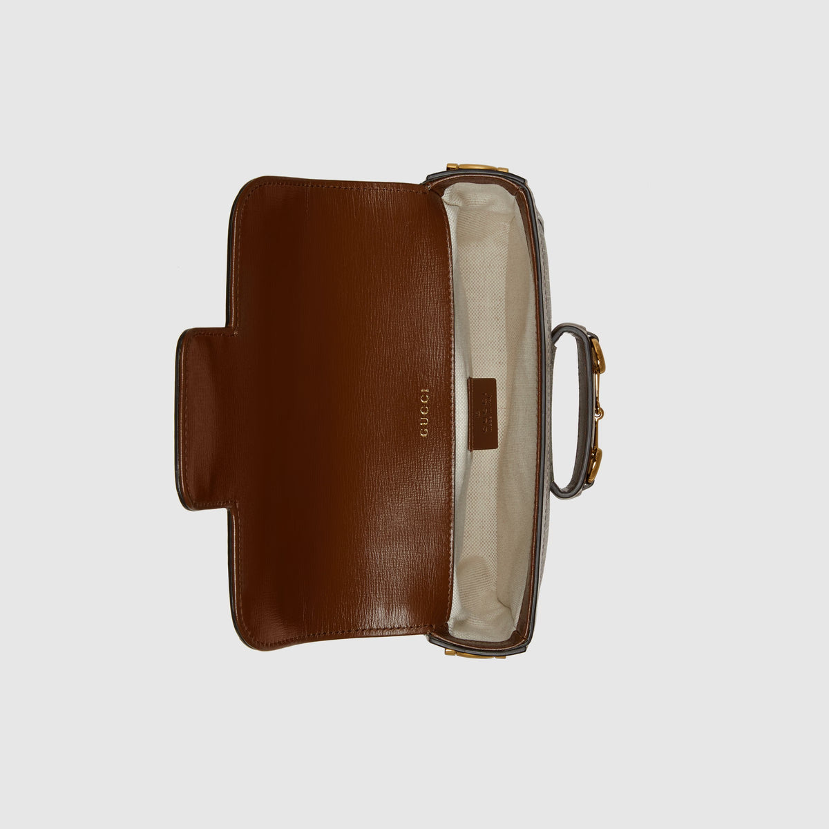Gucci Horsebit 1955 Medium Shoulder Bag - Beige