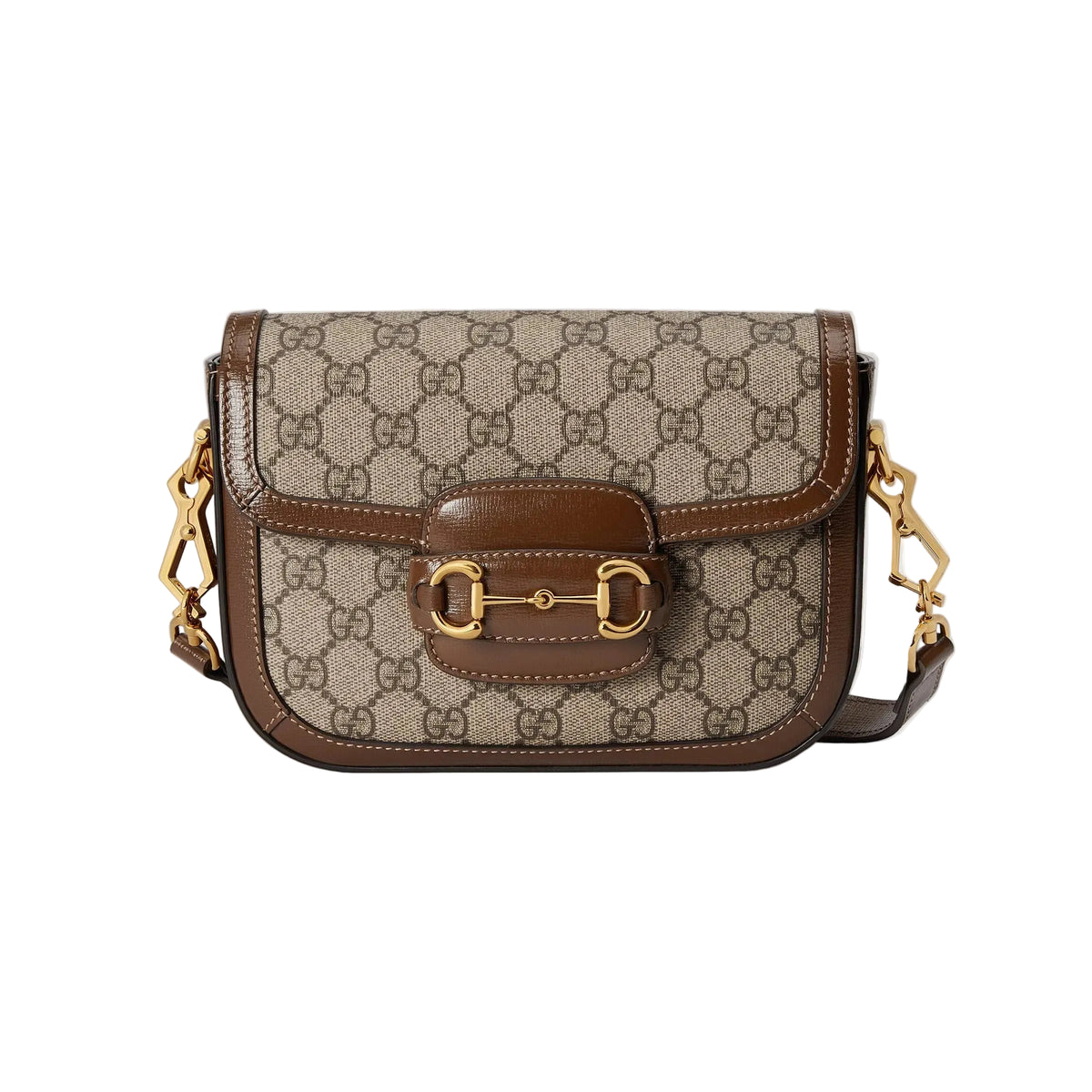Gucci Horsebit 1955 Medium Shoulder Bag - Beige