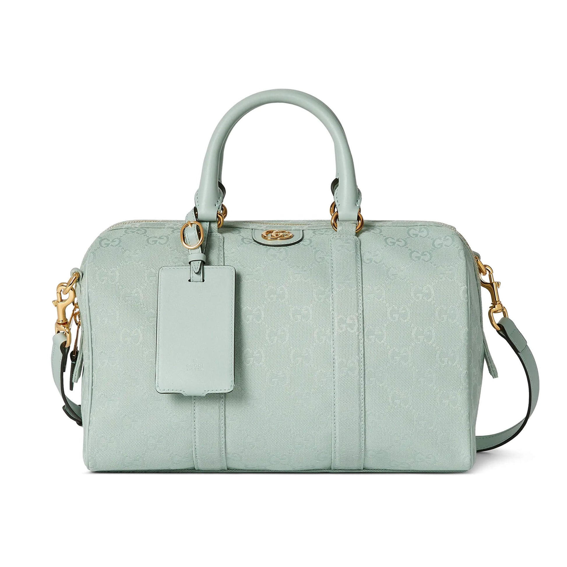 Gucci Ophidia Medium Boston Bag - Ice Blue