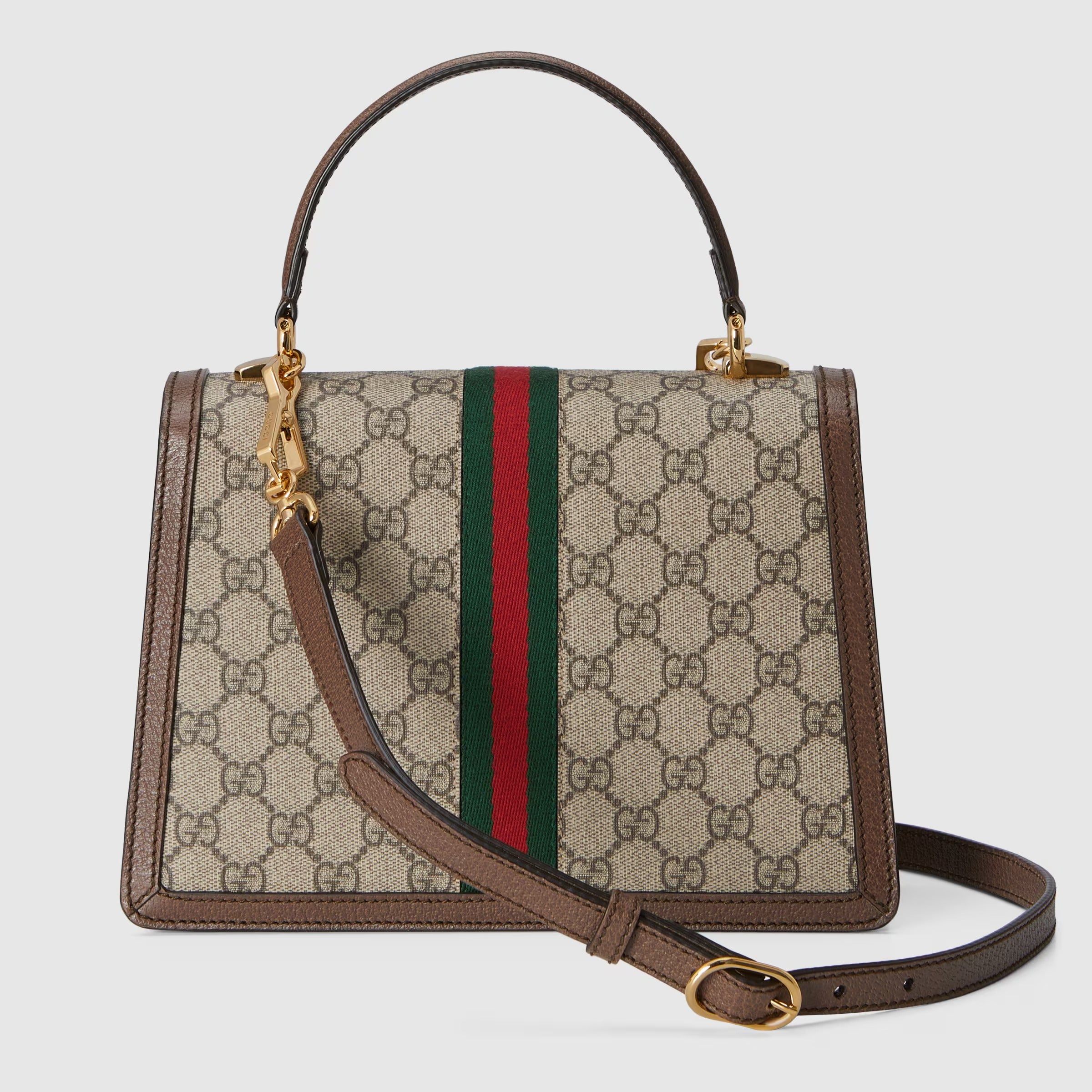 Gucci Ophidia Small Shoulder Chain Bag - Beige