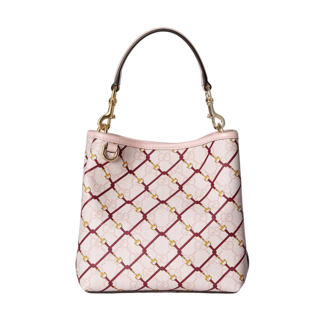 Gucci Emblem Small Bucket Bag – Beige