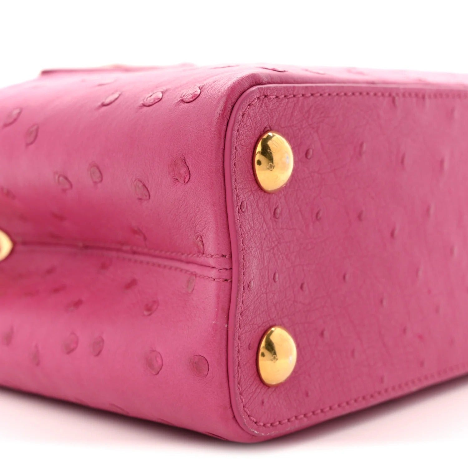 Louis Vuitton  Ostrich Capucines BB – Fuchsia
