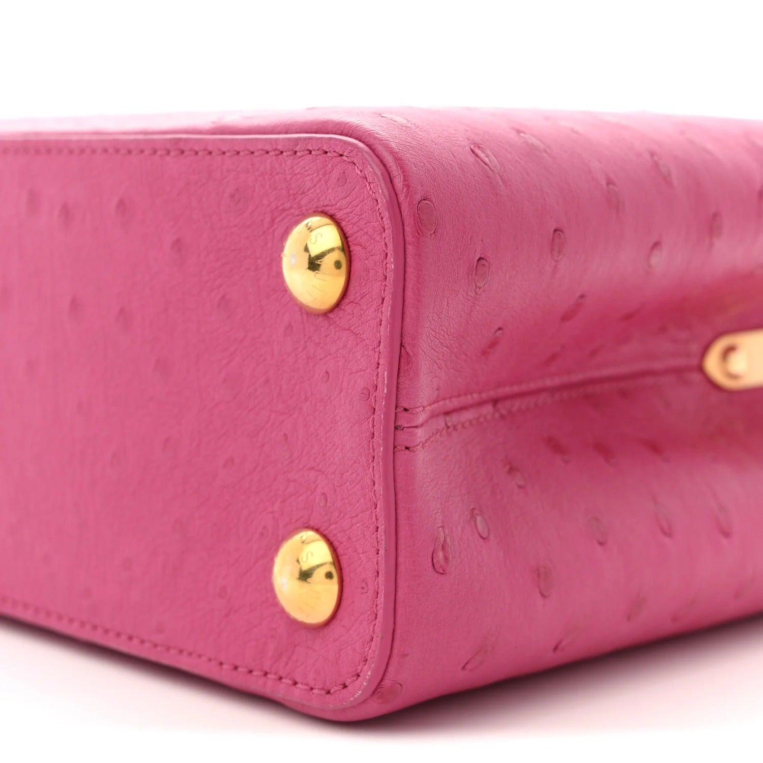 Louis Vuitton  Ostrich Capucines BB – Fuchsia