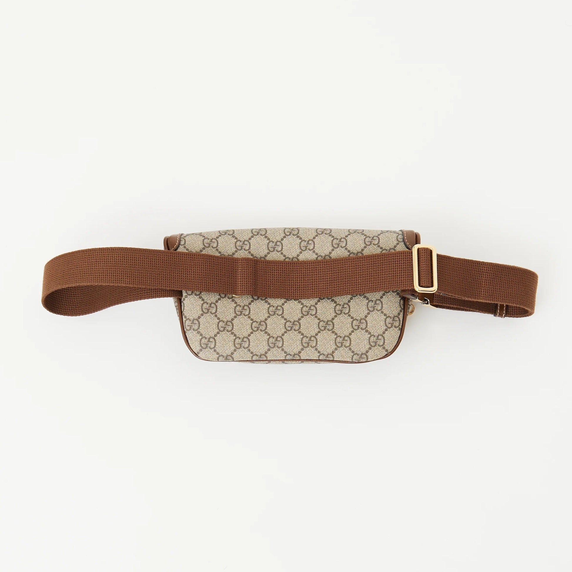 Gucci Interlocking GG Supreme Canvas Belt Bag – Beige & Brown