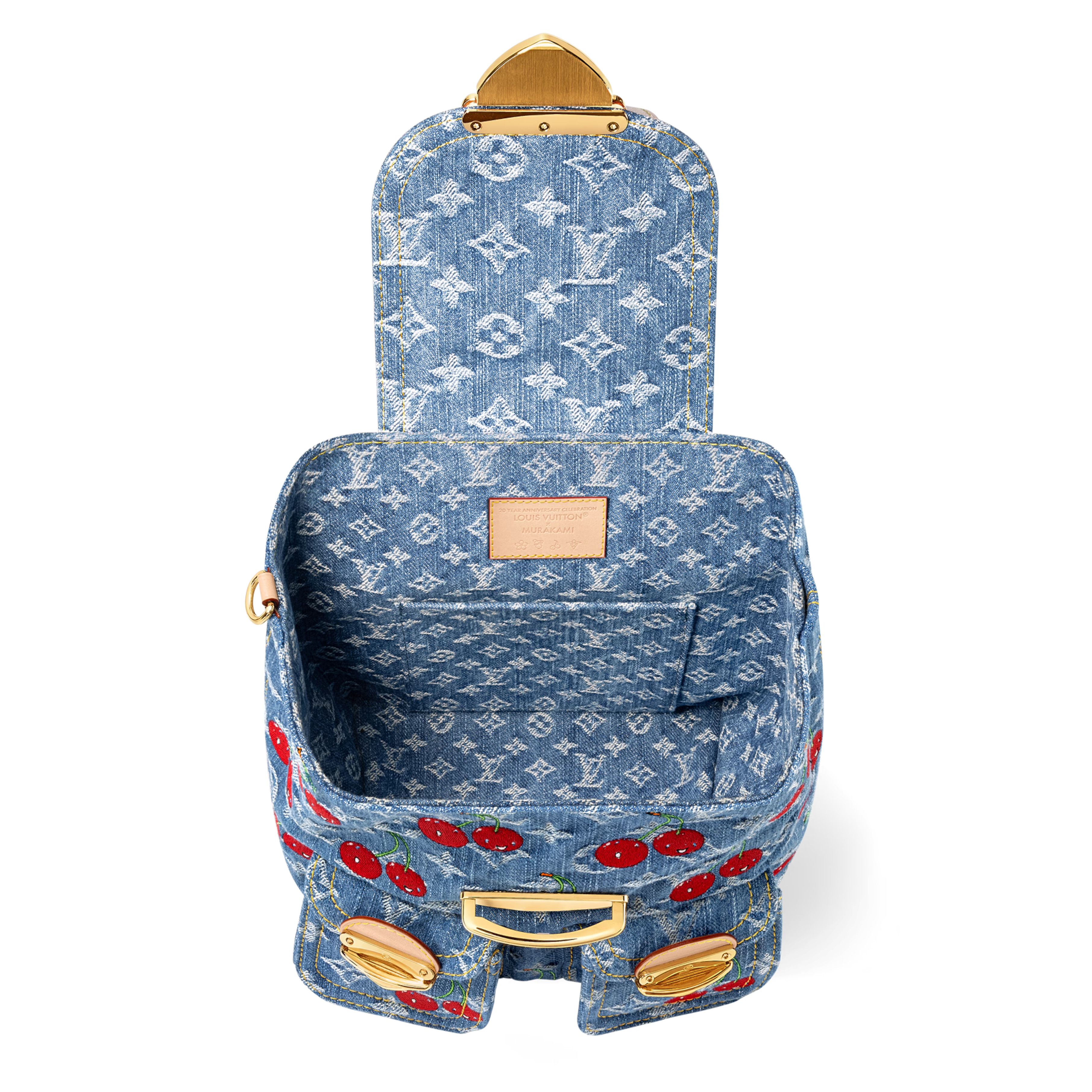Louis Vuitton LV x TM Monogram Cherry Denim Venice NM Backpack – Blue