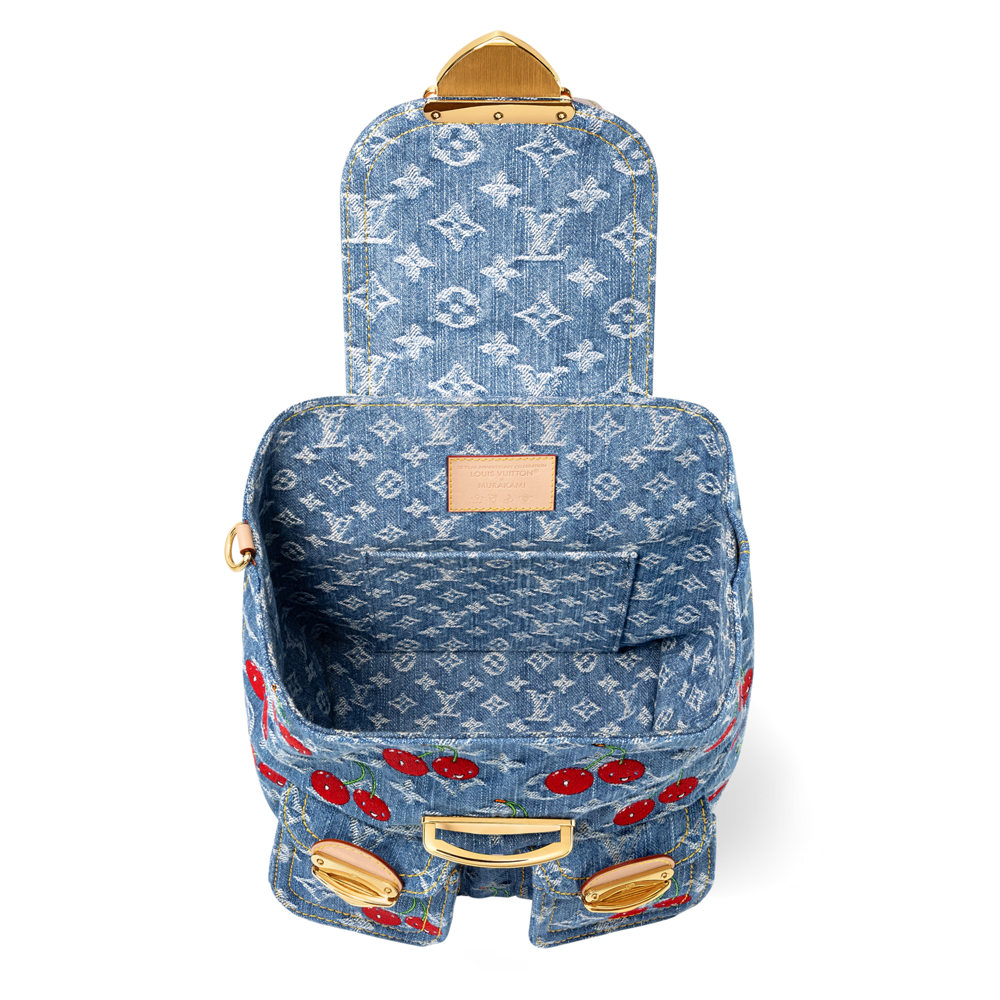 Louis Vuitton LV x TM Monogram Cherry Denim Venice NM Backpack – Blue