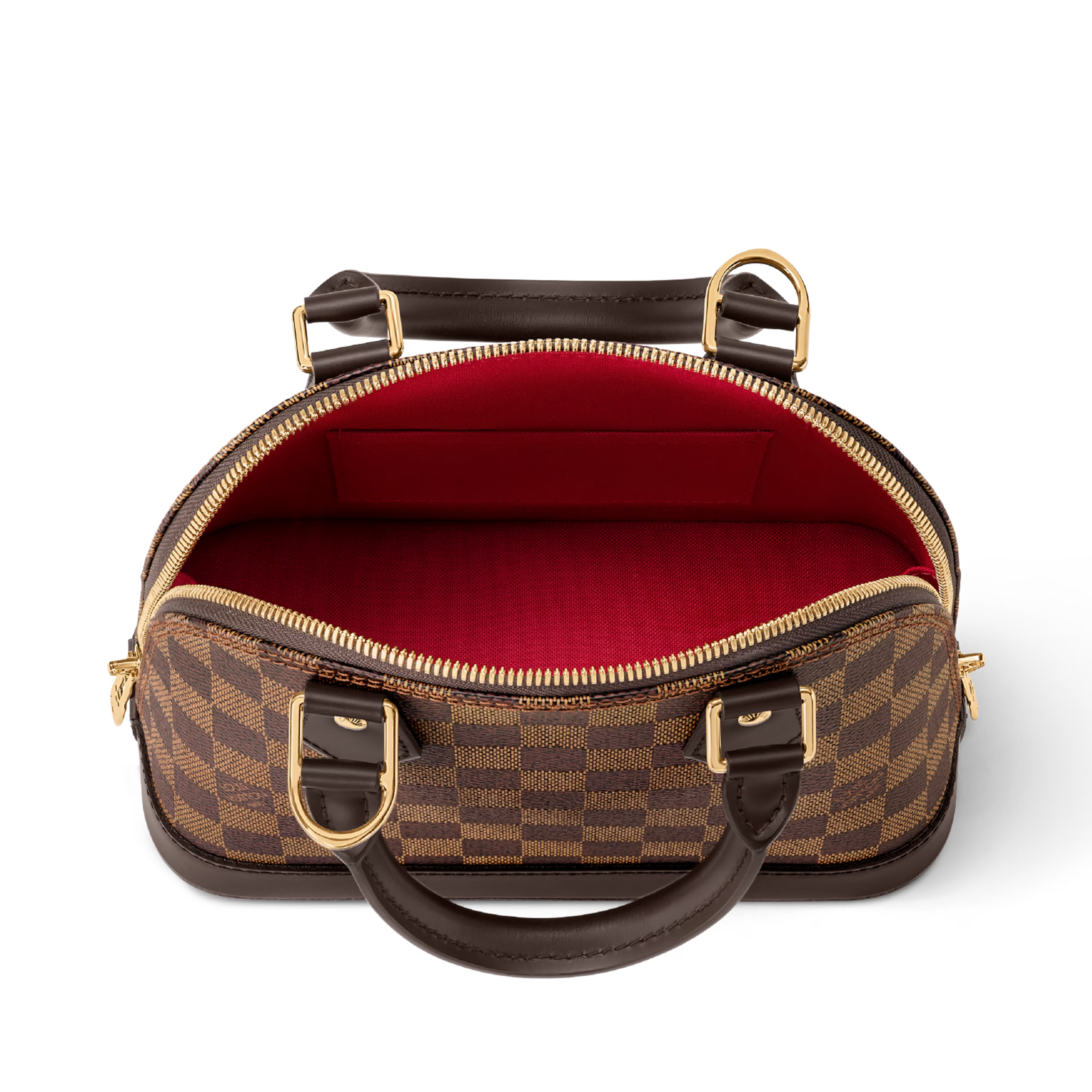 Louis Vuitton Damier Ebene Alma BB Handbag – Brown