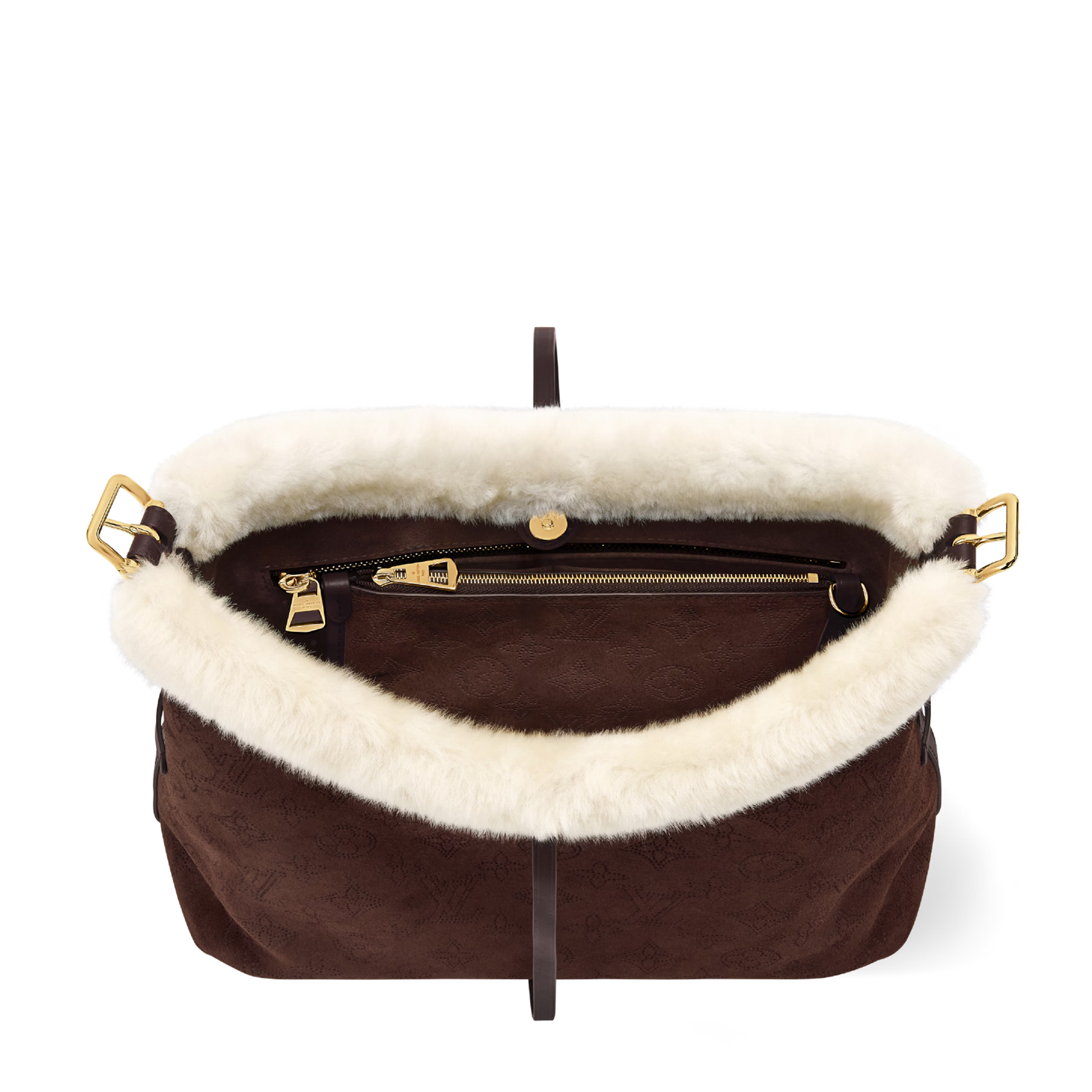 Louis Vuitton Ski Suede Calfkin CarryAll PM Shoulder Bag – Chocolate