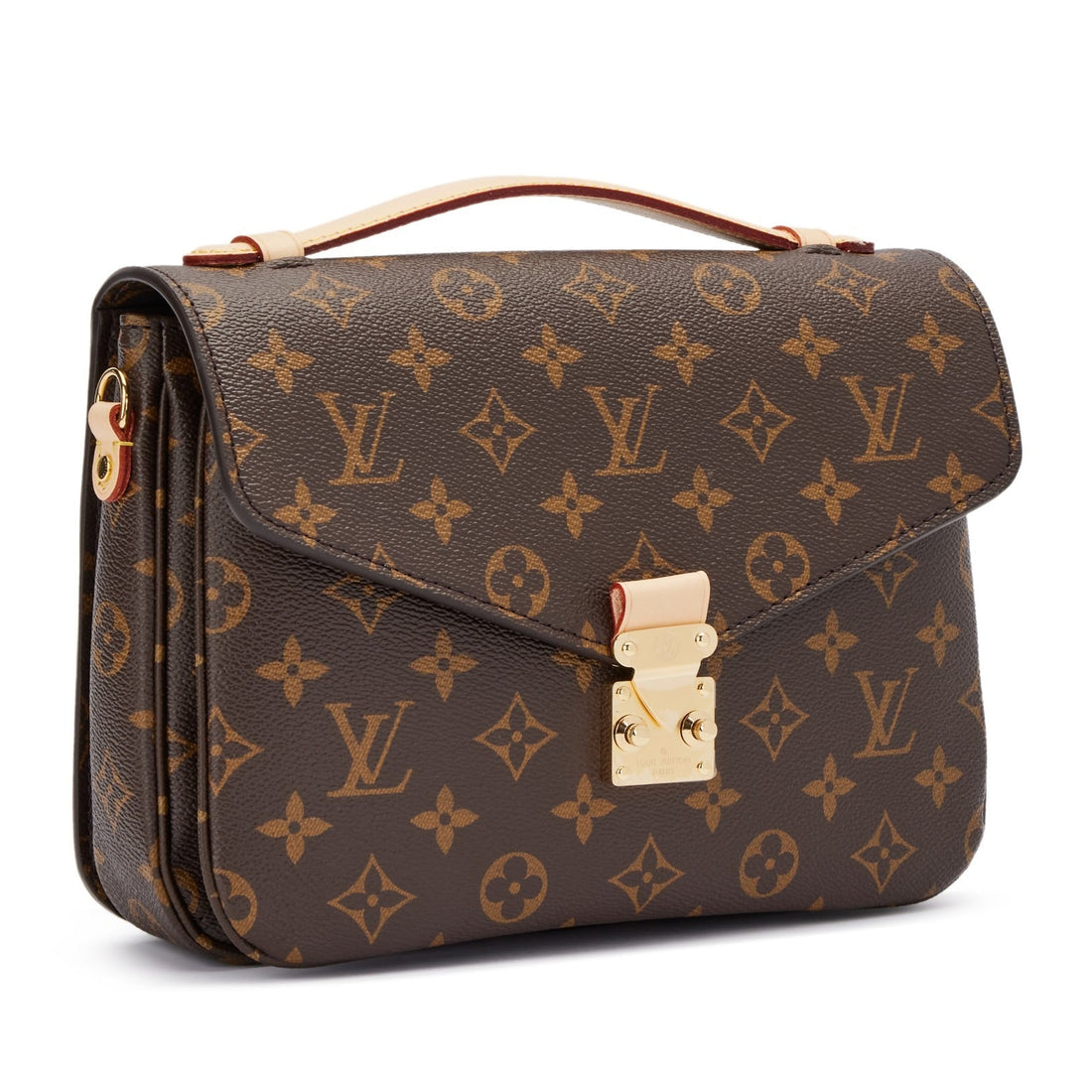 Louis Vuitton Monogram Canvas Pochette Metis Tote Bag – Brown