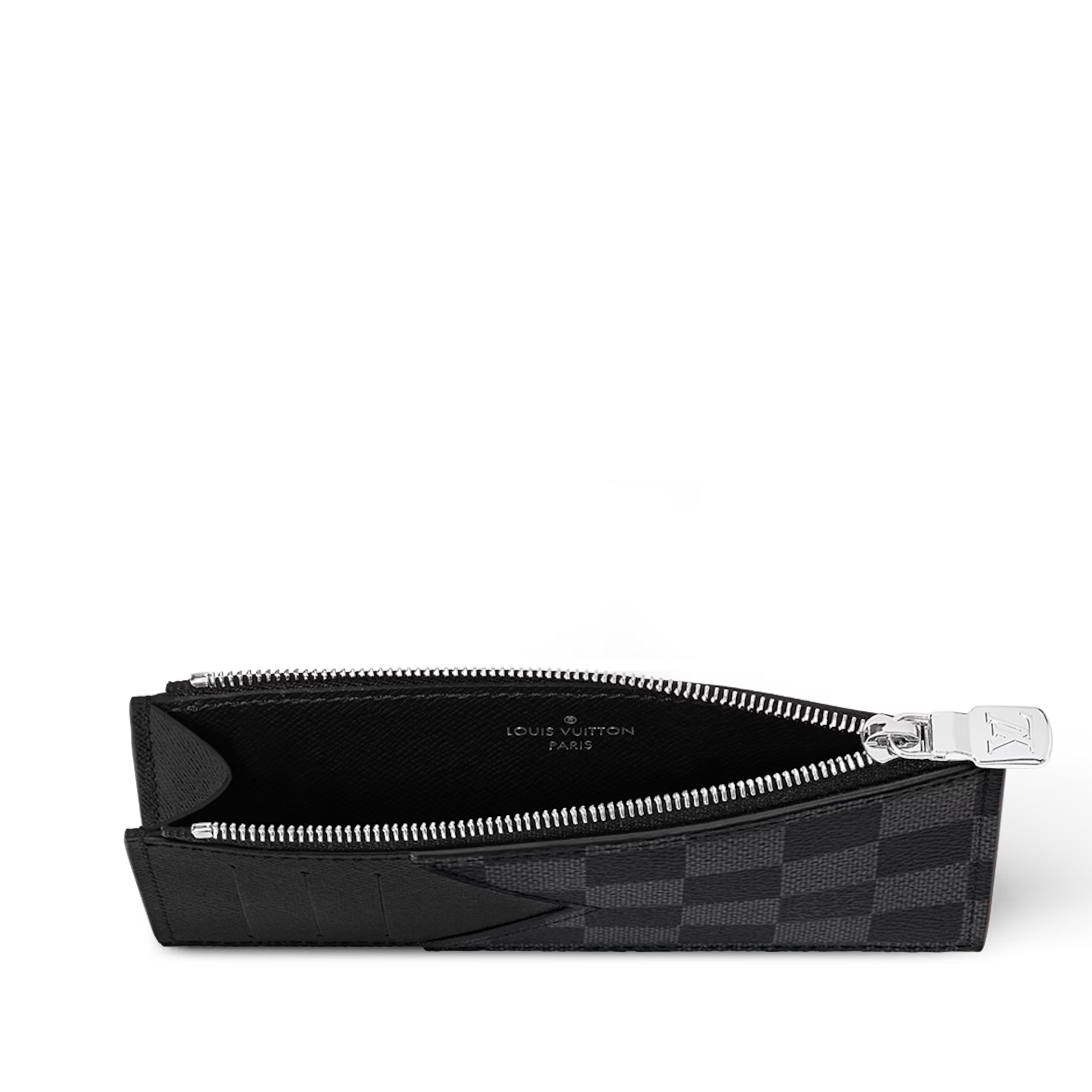 Louis Vuitton Damier Graphite Canvas Coin Card Holder - Black