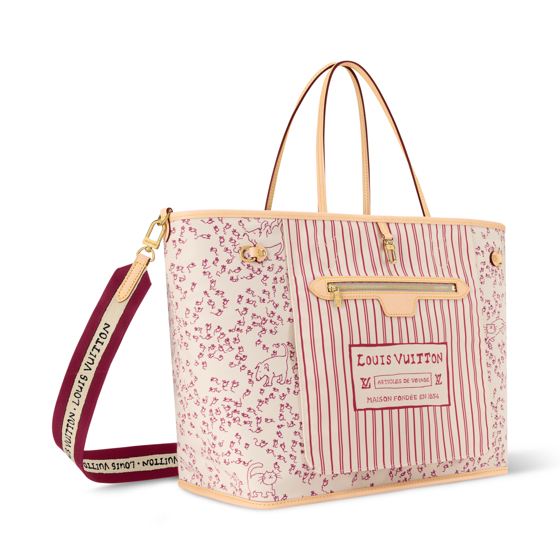 Louis Vuitton Neverfull Inside Out GM Handbag – Monogram Beige