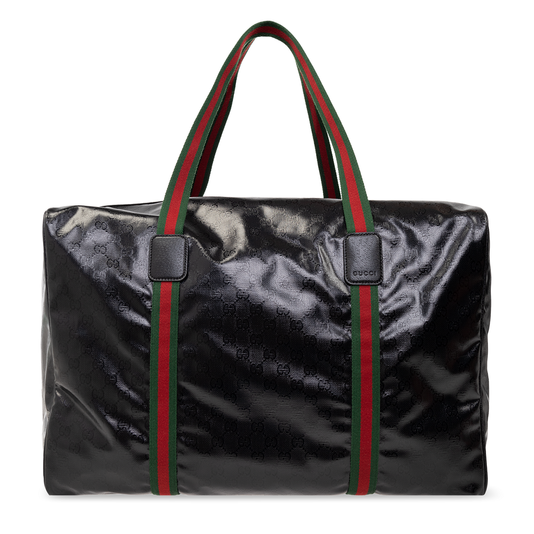 Gucci GG Crystal Large Holdall Duffle Bag – Black