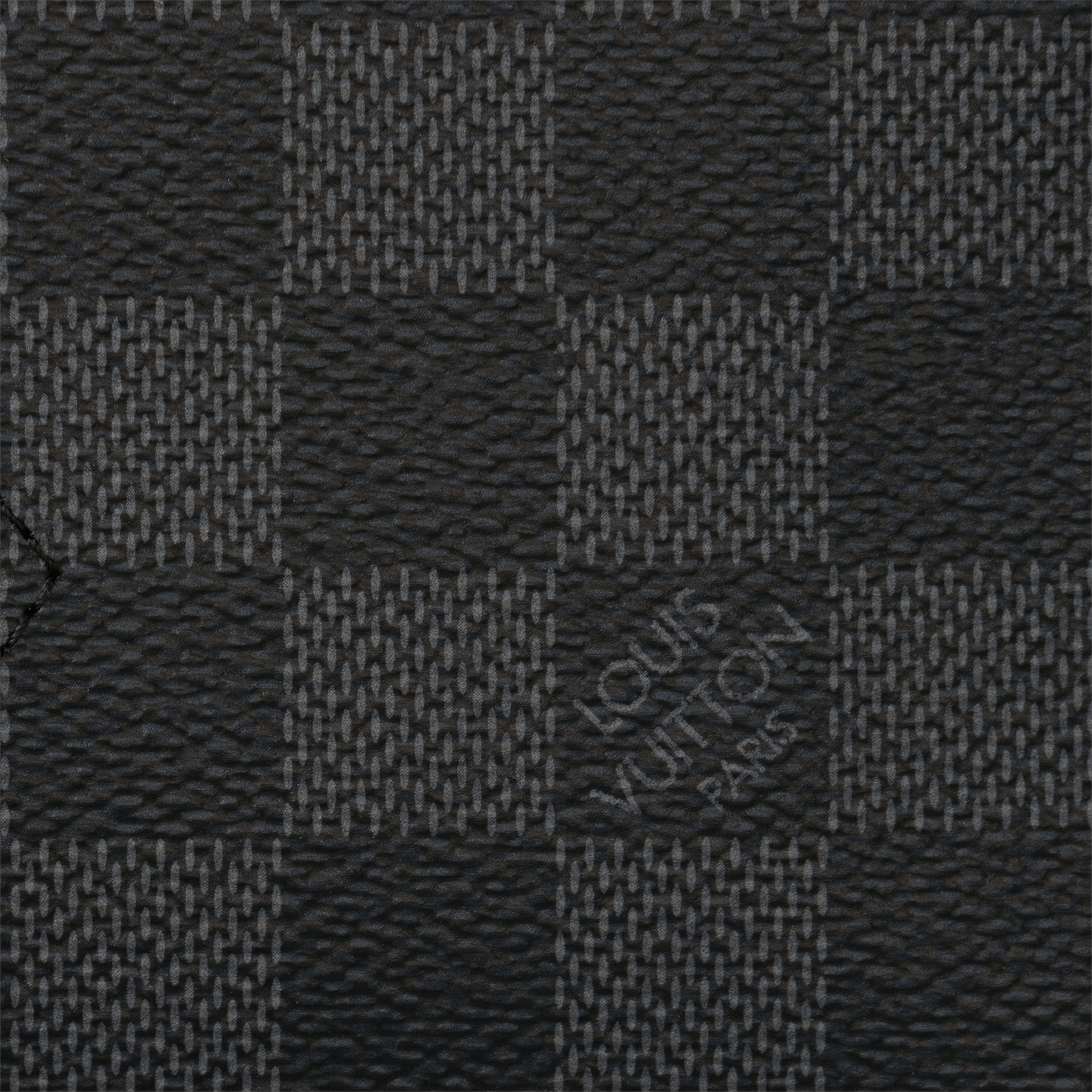 Louis Vuitton Damier Graphite Canvas Coin Card Holder - Black