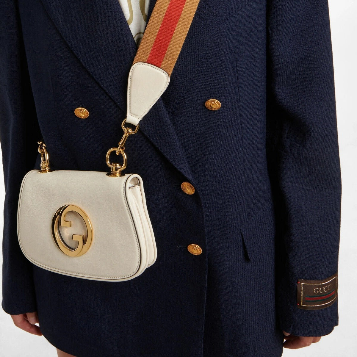 Gucci Blondie Shoulder Bag – White