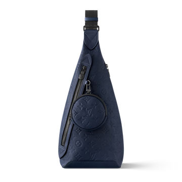 Louis Vuitton Monogram Shadow Leather Duo Slingbag – Navy Blue