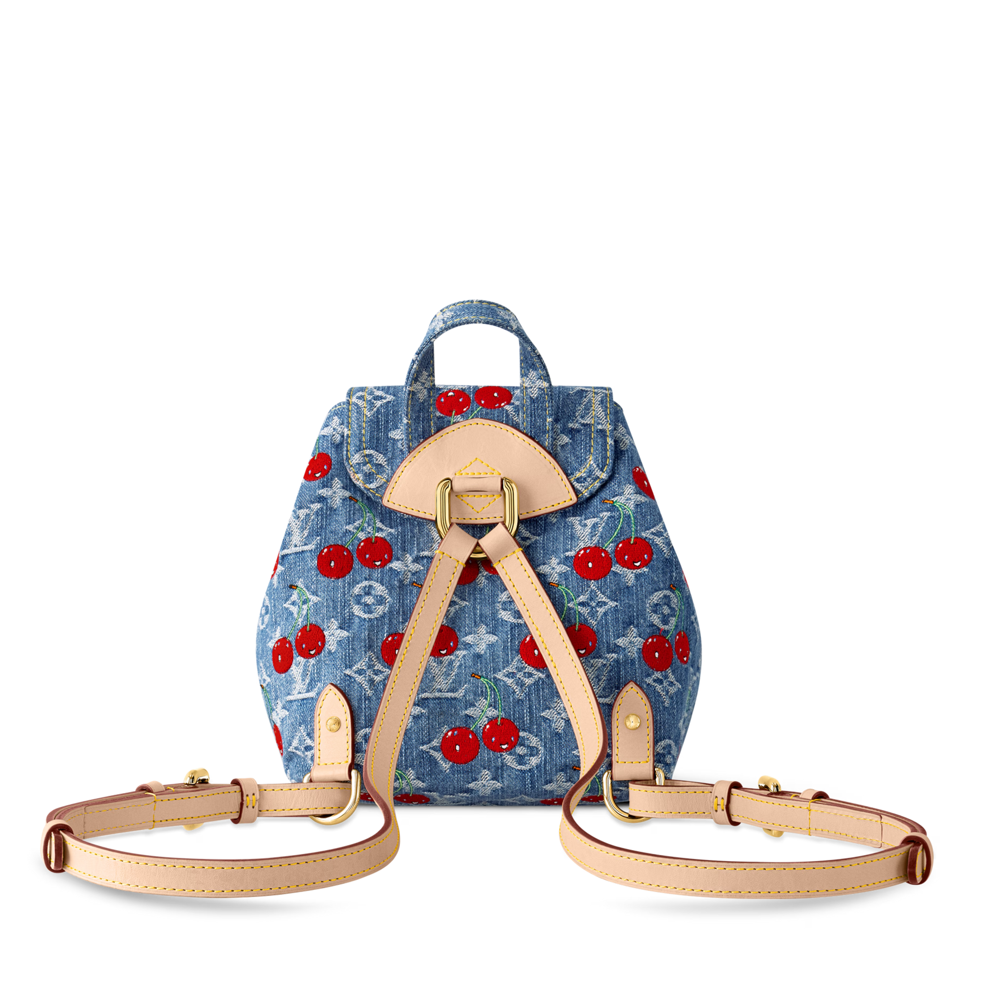 Louis Vuitton LV x TM Monogram Cherry Denim Venice NM Backpack – Blue