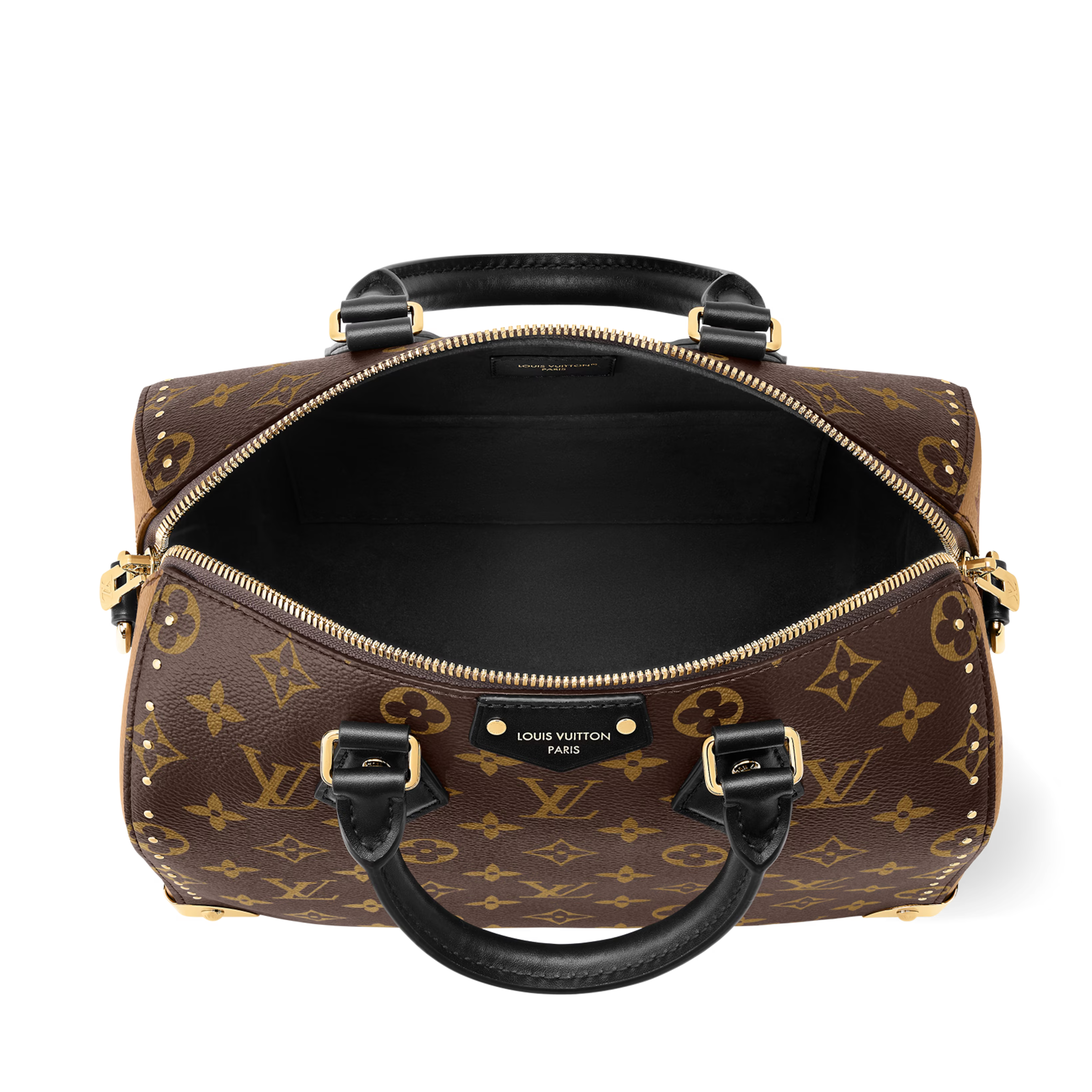 Louis Vuitton Monogram Canvas Speedy Trunk 25 Handbag – Brown