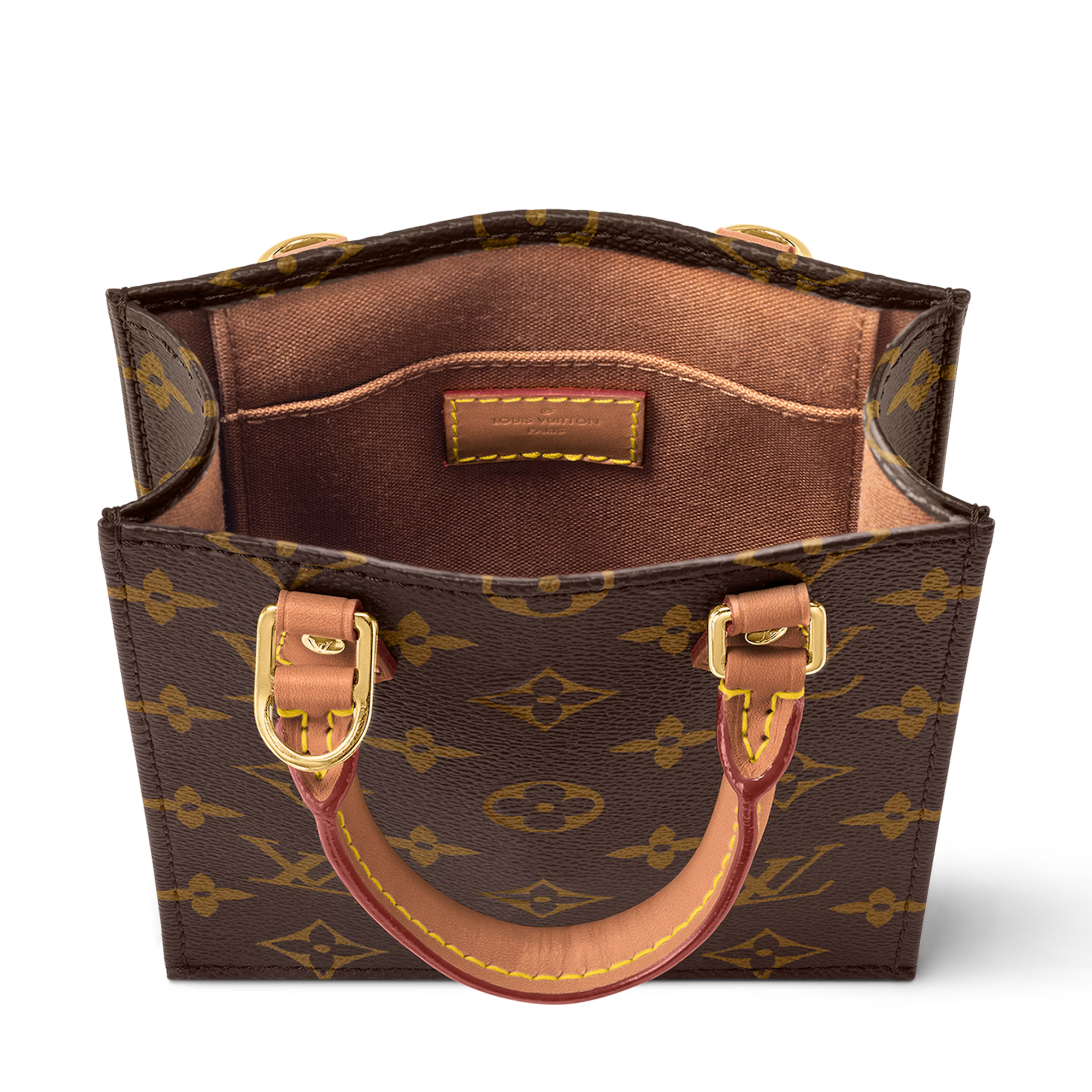Louis Vuitton Monogram Canvas Petit Sac Plat Crossbody Bag – Brown