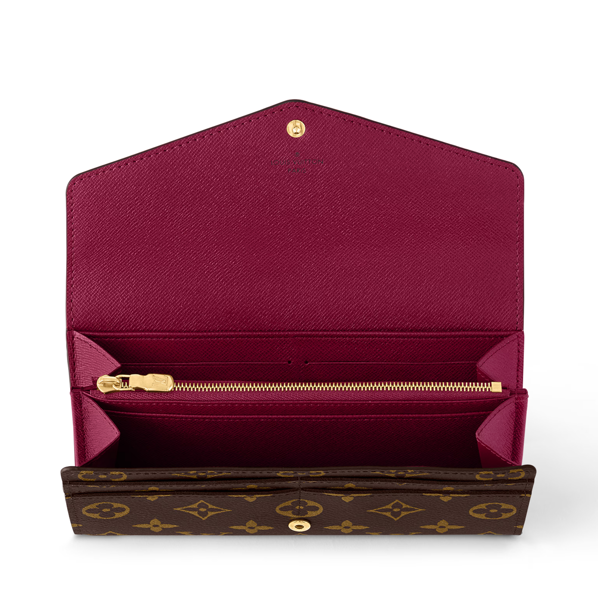 Louis Vuitton Monogram Canvas Sarah Wallet – Fuchsia Pink