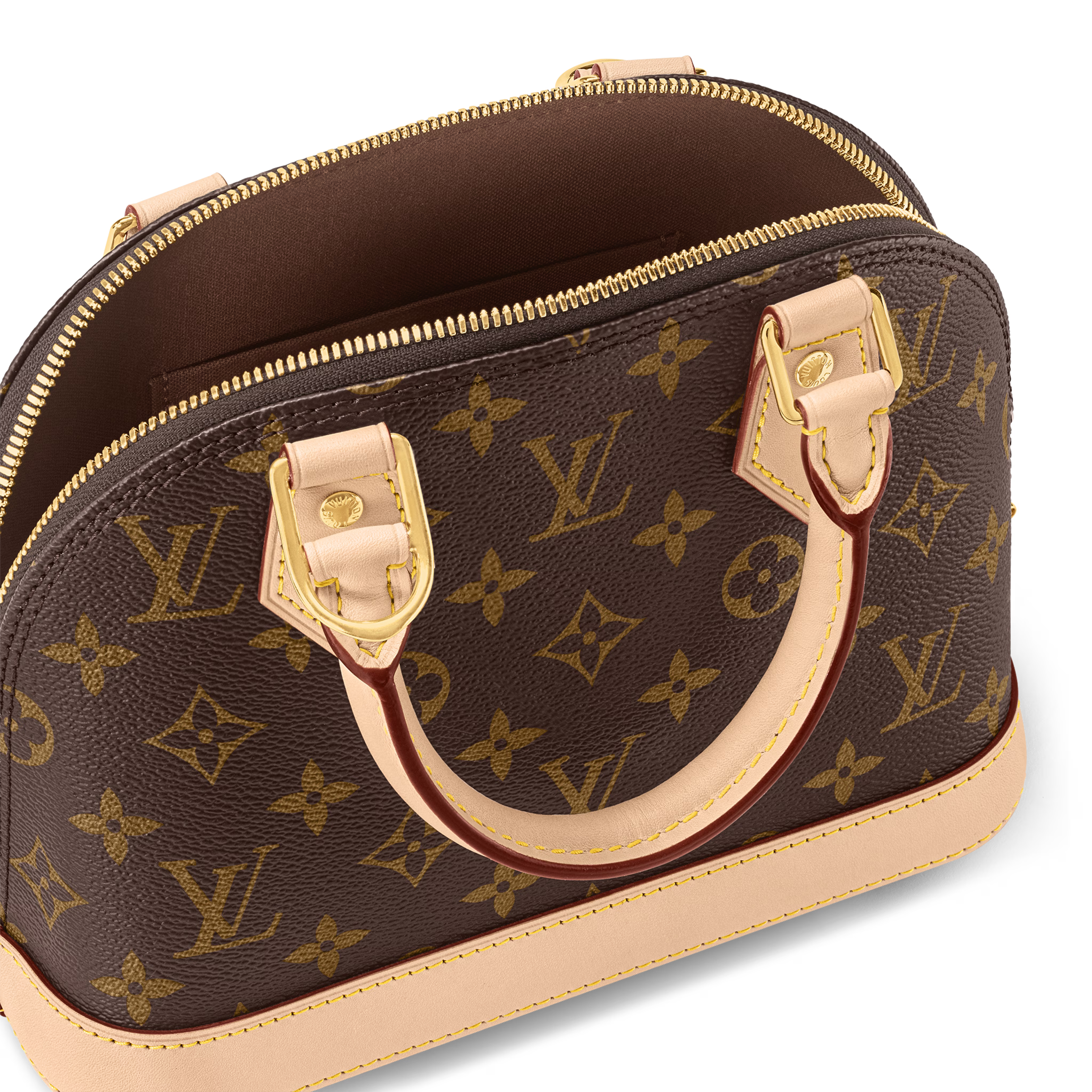 Louis Vuitton Monogram Canvas Alma BB Handbag – Brown