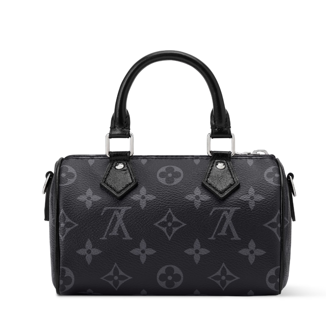 Louis Vuitton Monogram Eclipse Nano Speedy Handbag – Black