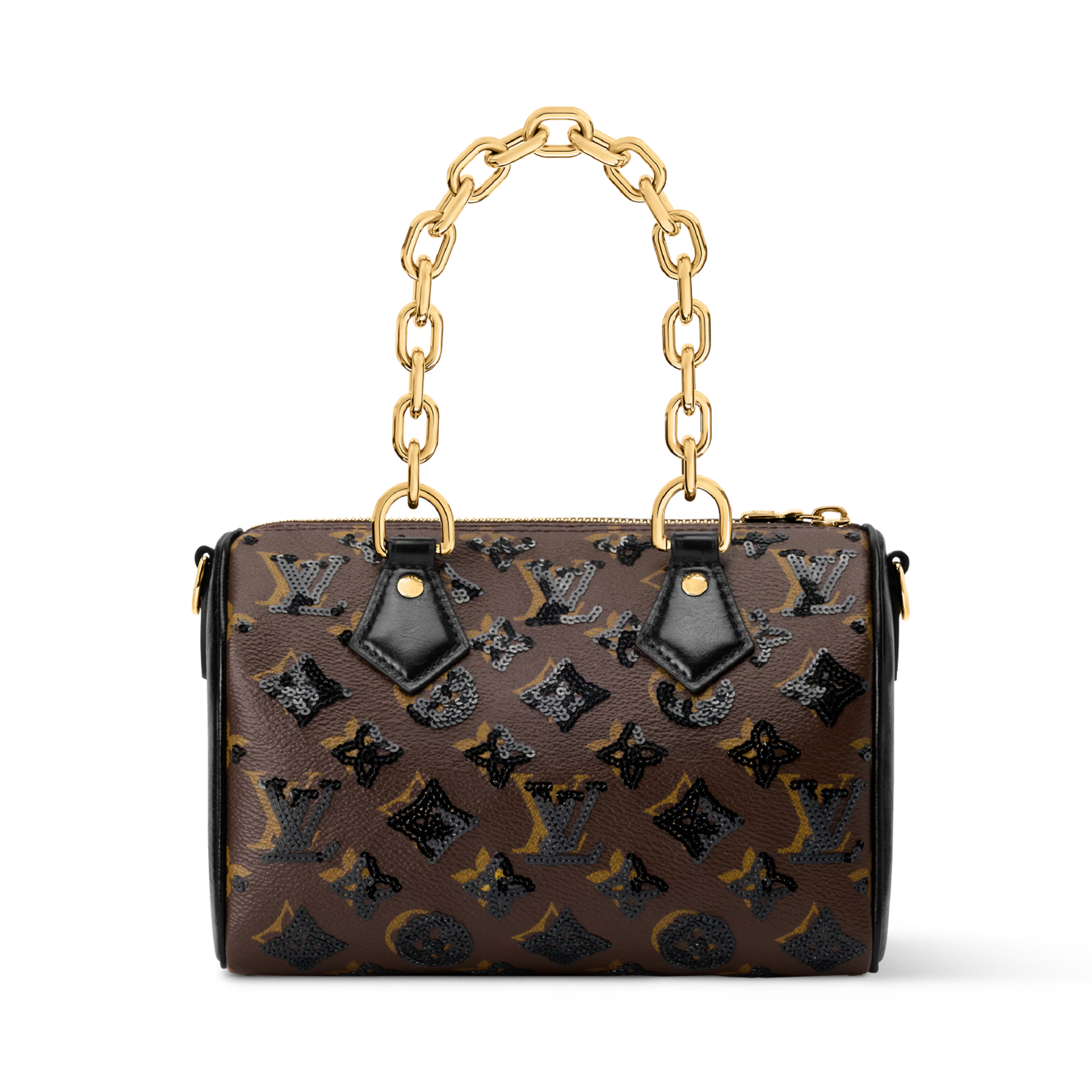 Louis Vuitton Monogram Coated Canvas Speedy Bandoulière 20 Handbag – Brown