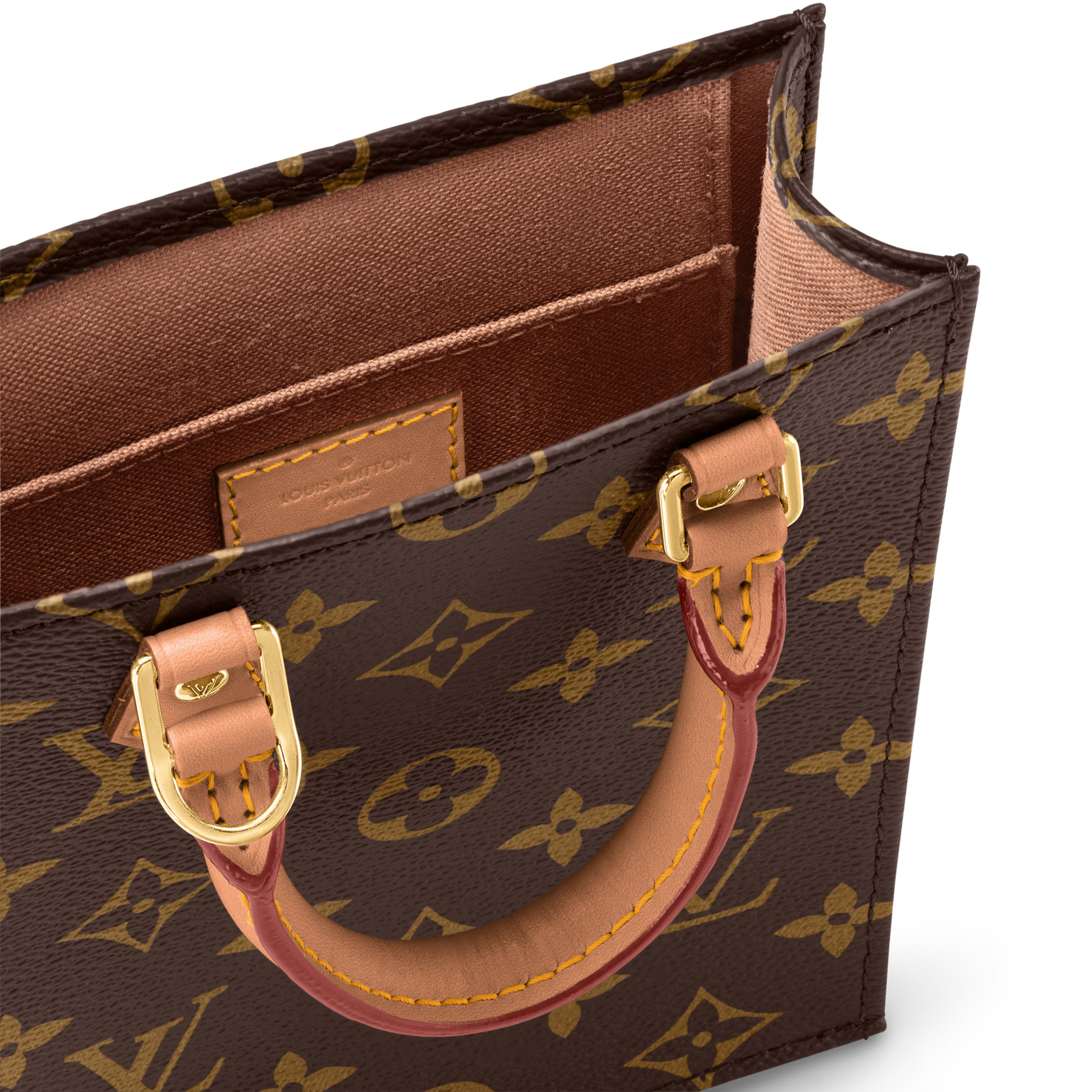 Louis Vuitton Monogram Canvas Petit Sac Plat Crossbody Bag – Brown