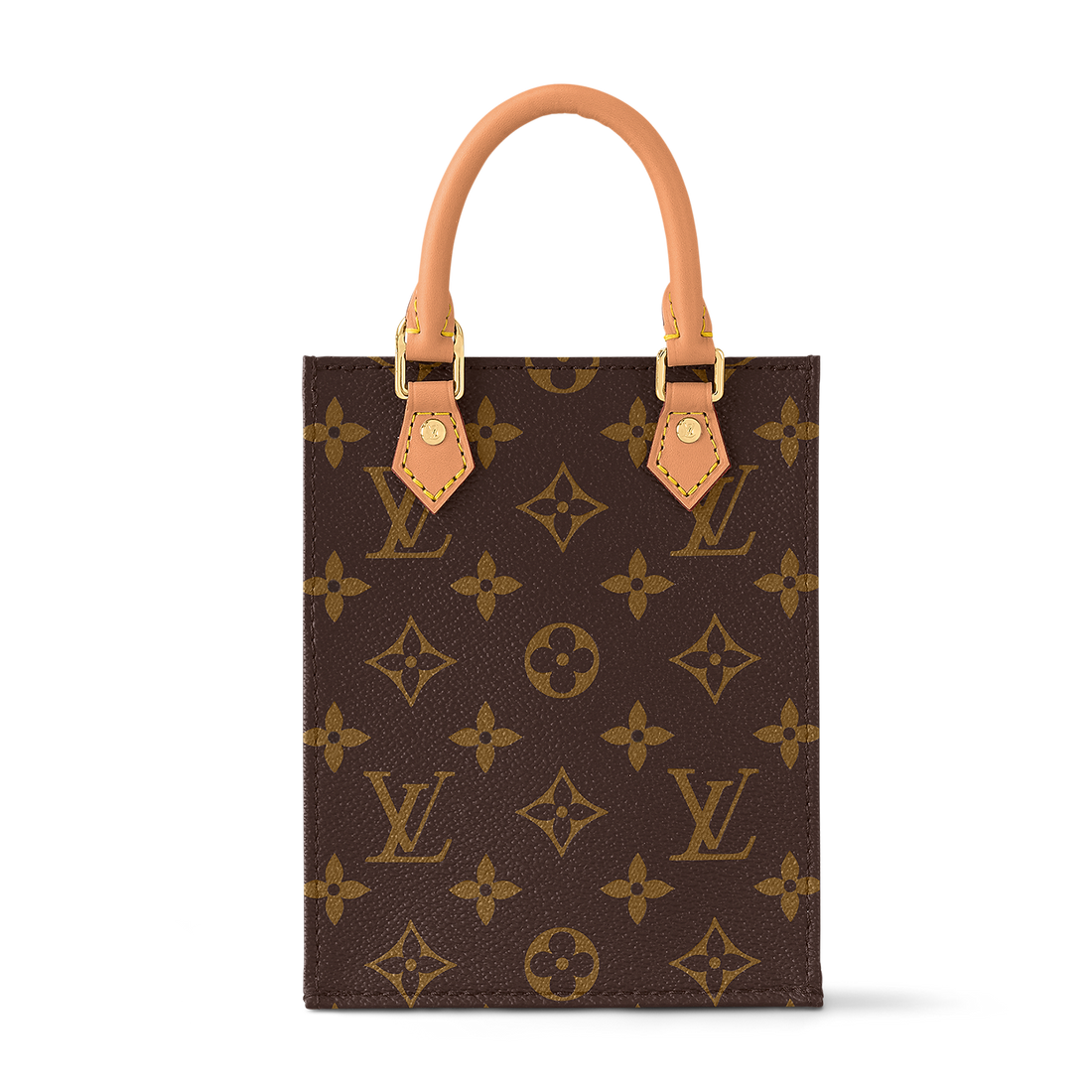 Louis Vuitton Monogram Canvas Petit Sac Plat Shoulder Bag – Brown