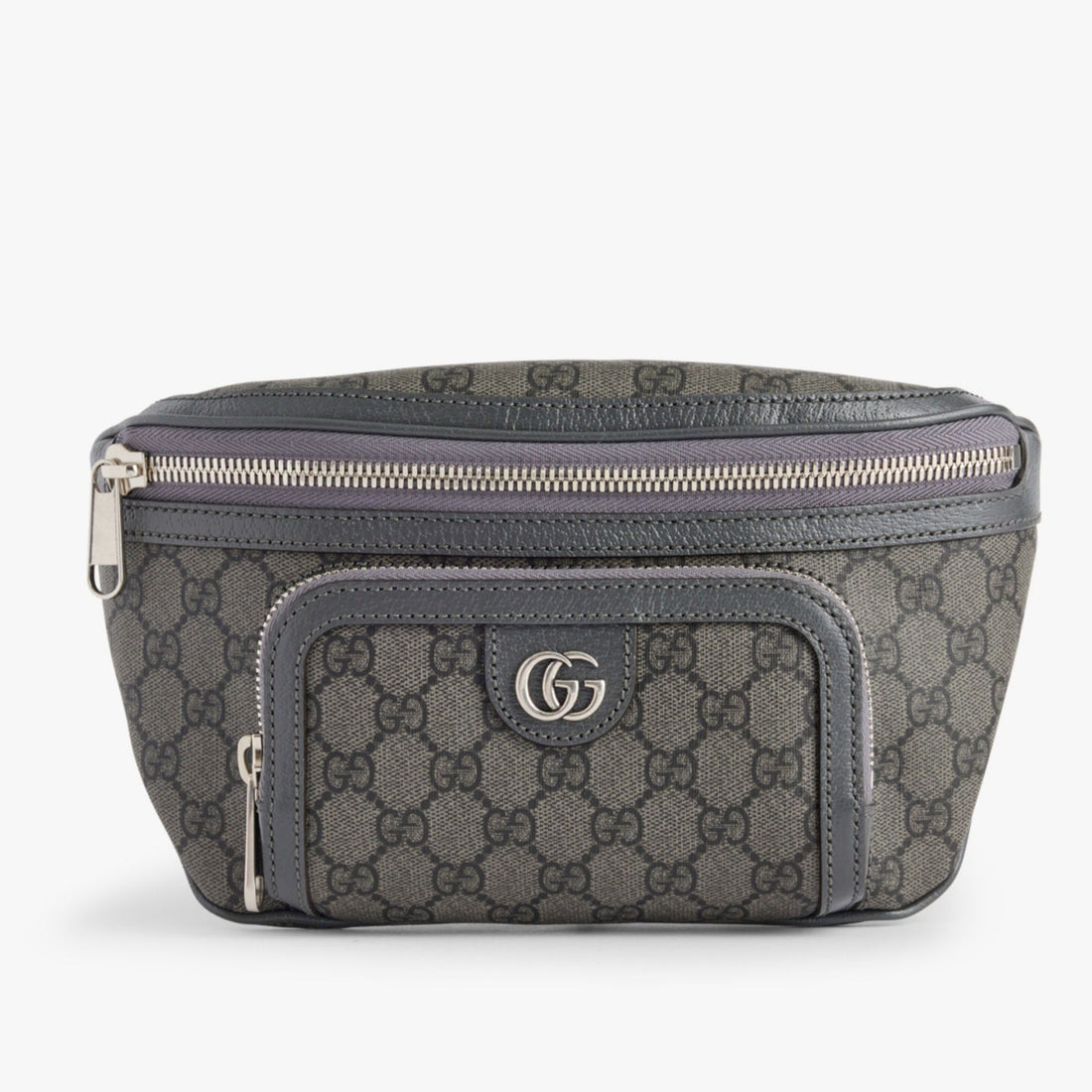 Gucci Ophidia Interlocking G Canvas Bum Bag – Grey