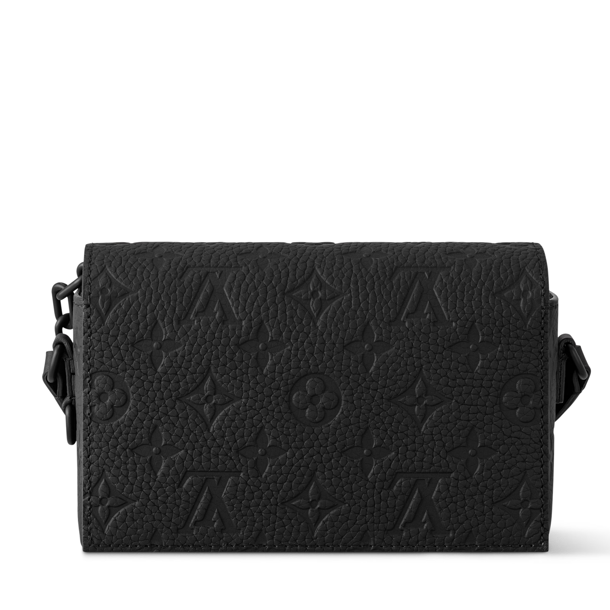 Louis Vuitton Monogram Taurillon Steamer Wearable Wallet – Black