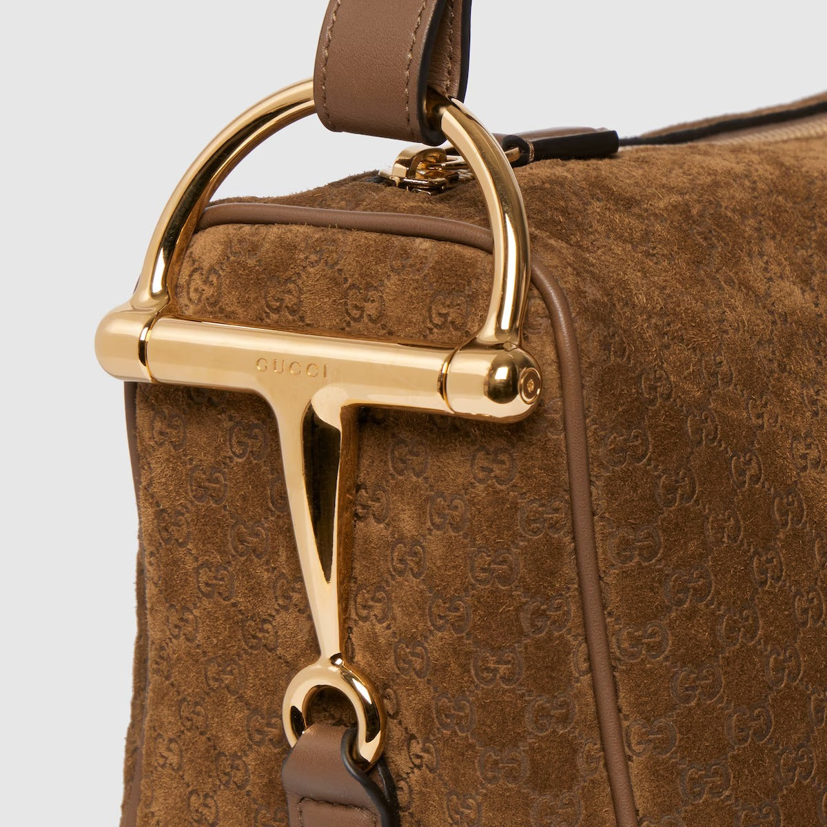 Gucci Half Horsebit Medium Shoulder Bag – Brown