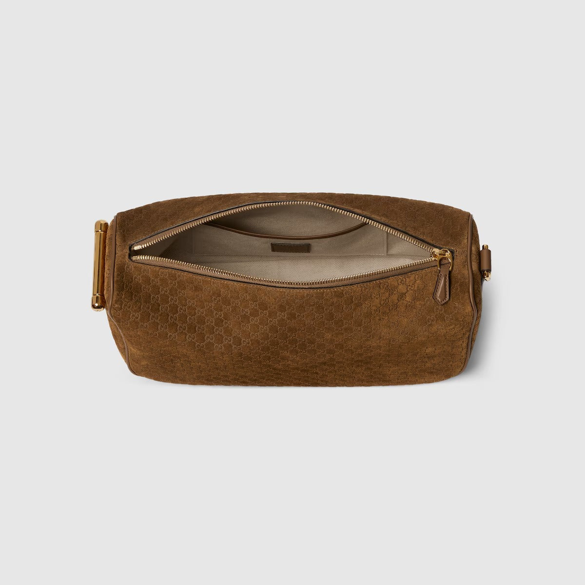 Gucci Half Horsebit Medium Shoulder Bag – Brown