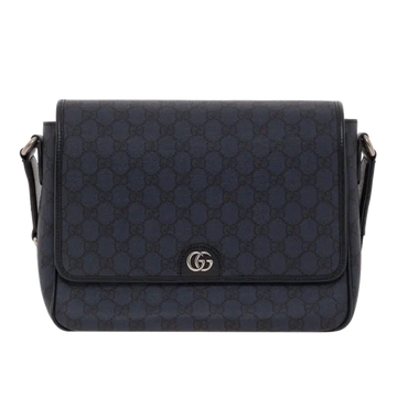 Gucci Supreme Canvas Ophidia Medium Messenger Bag – Blue
