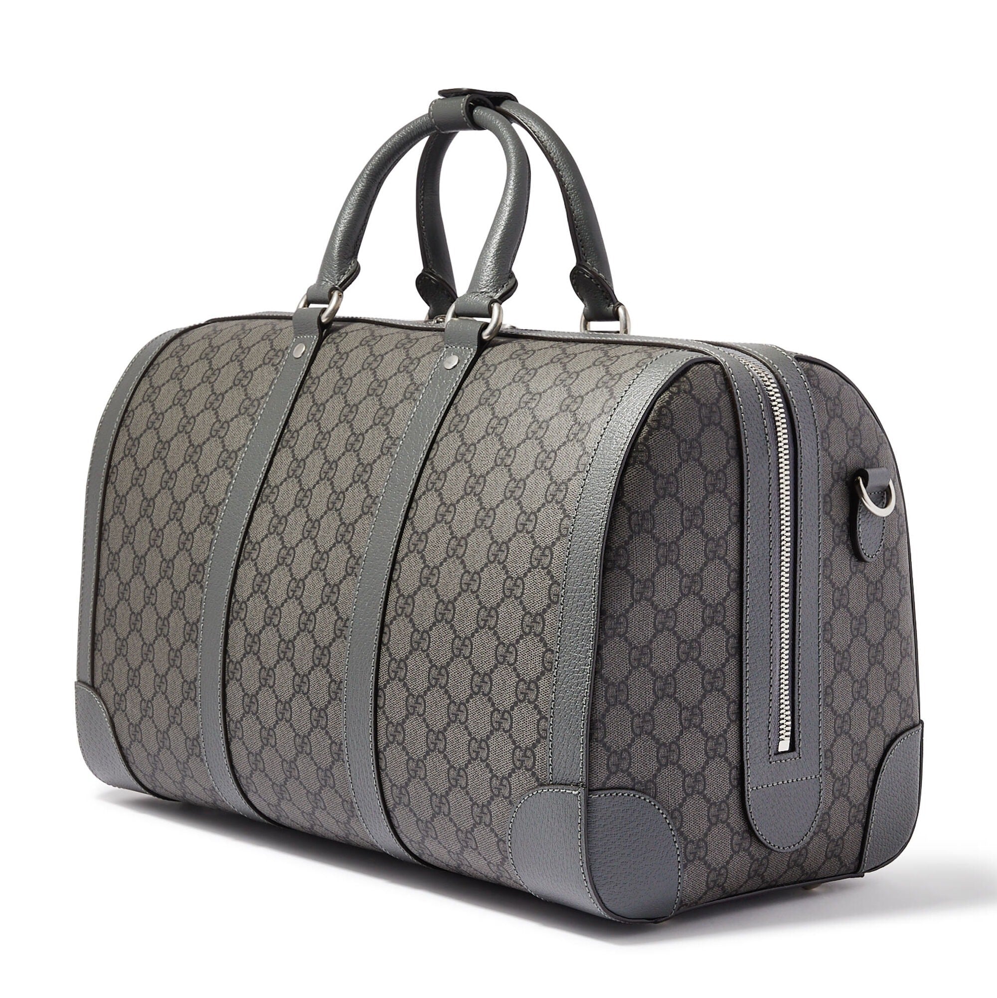 Gucci GG Supreme Canvas Ophidia Duffle Bag – Grey