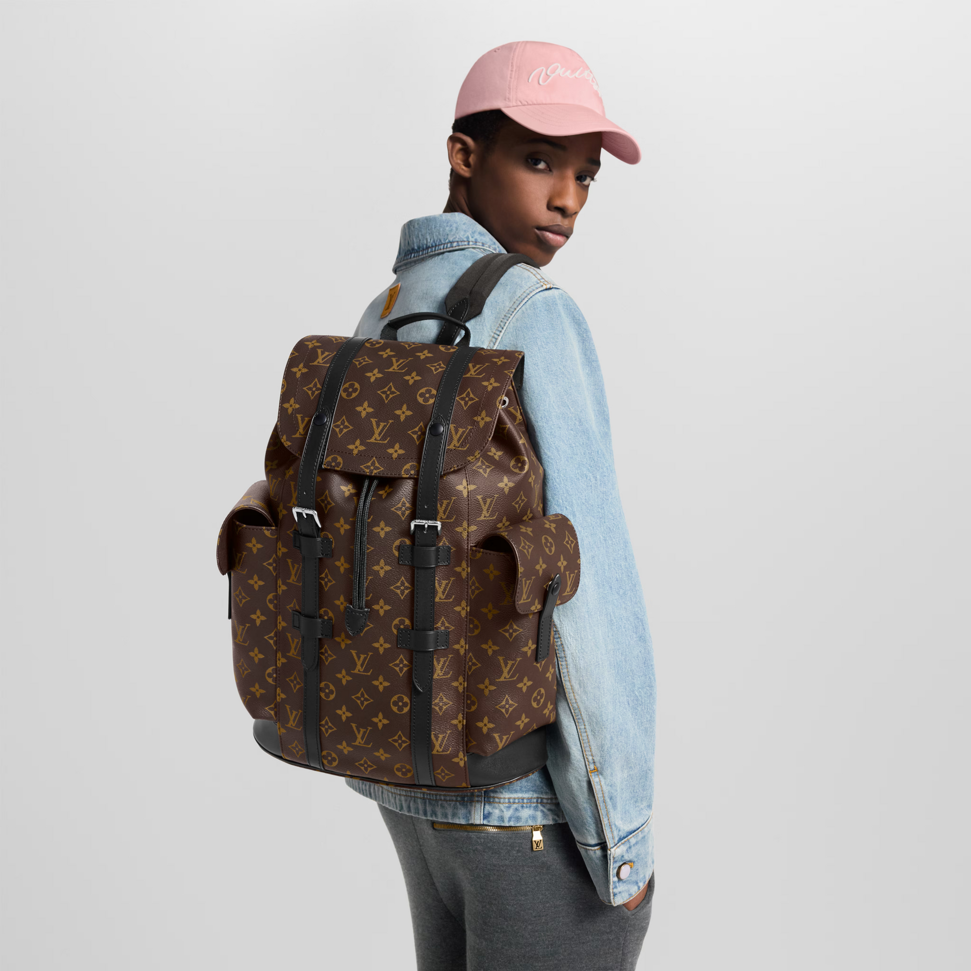 Louis Vuitton Monogram Canvas Christopher MM Backpack – Brown