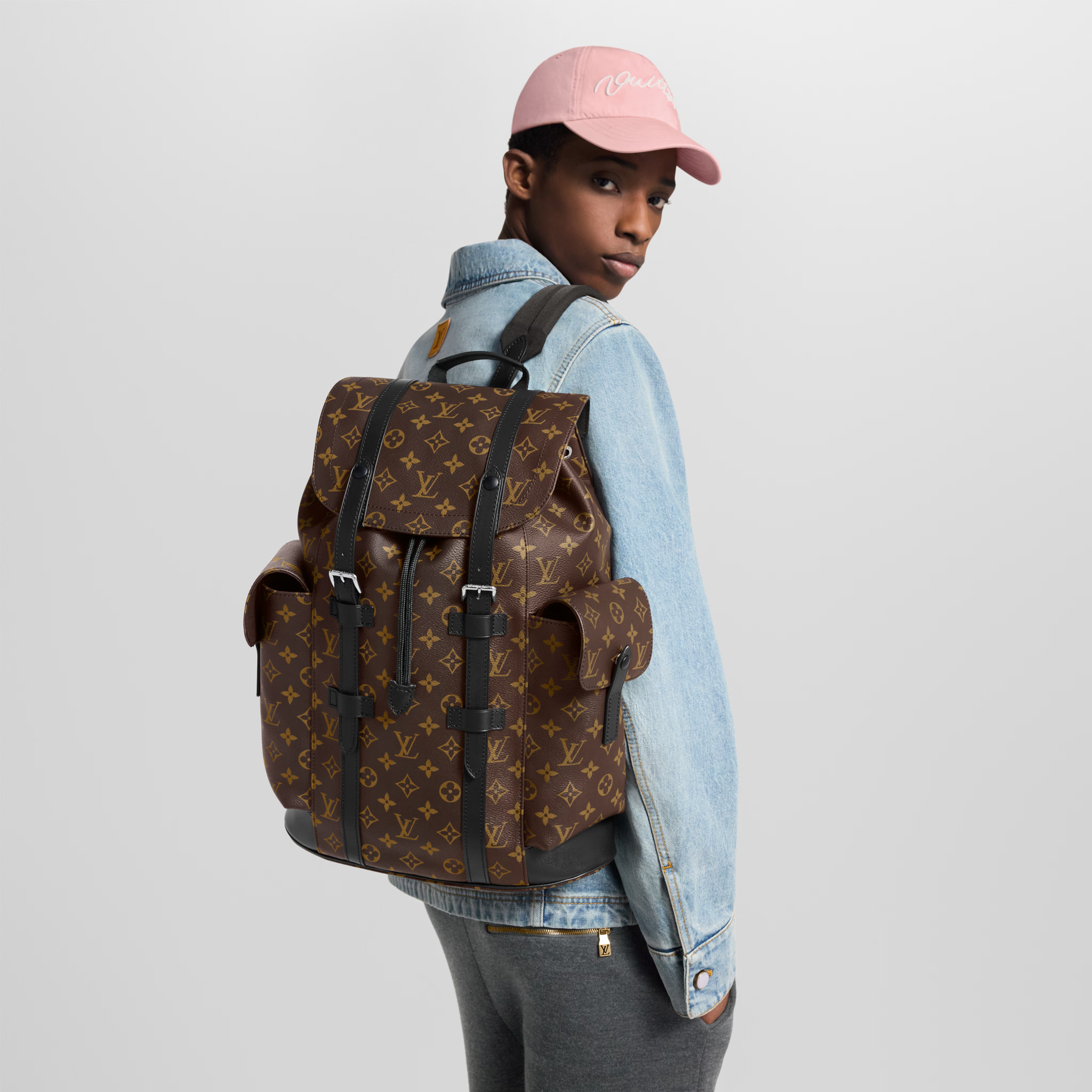 Louis Vuitton Monogram Canvas Christopher MM Backpack – Brown