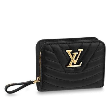 Louis Vuitton New Wave Quilted Leather Compact Wallet - Black