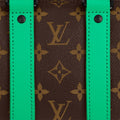 Louis Vuitton Monogram Macassar Keepall Bandoulière 25 Shoulder Bag - Minty Green