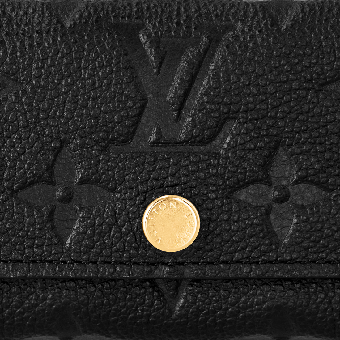 Louis Vuitton Monogram Empreinte 6 Key Holder - Black