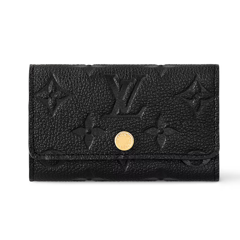 Louis Vuitton Monogram Empreinte 6 Key Holder - Black