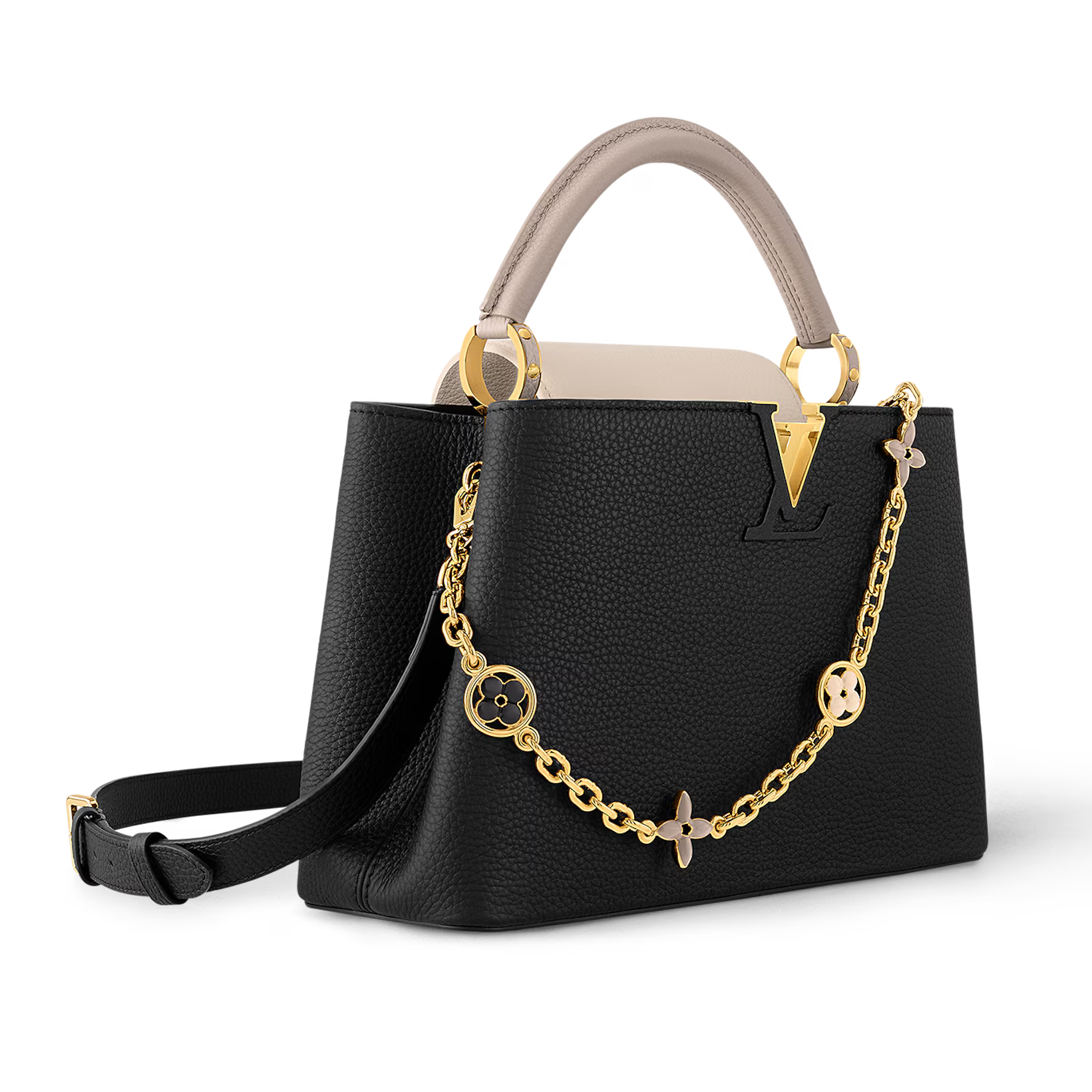 Louis Vuitton Capucines MM Handbag – Black