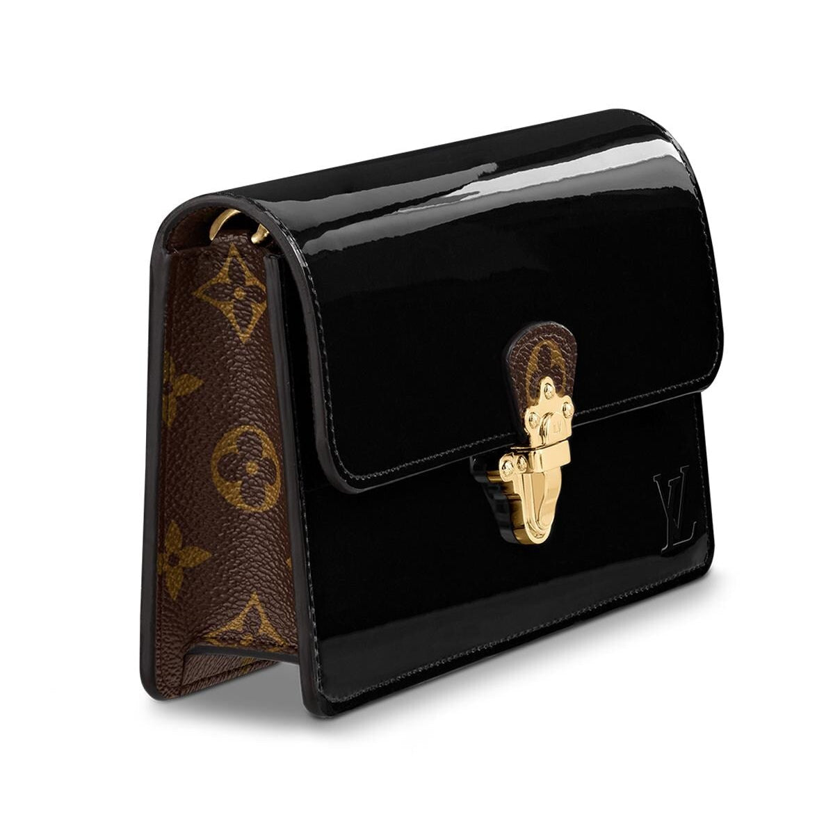 Louis Vuitton Cherrywood Chain Wallet Bag - Black